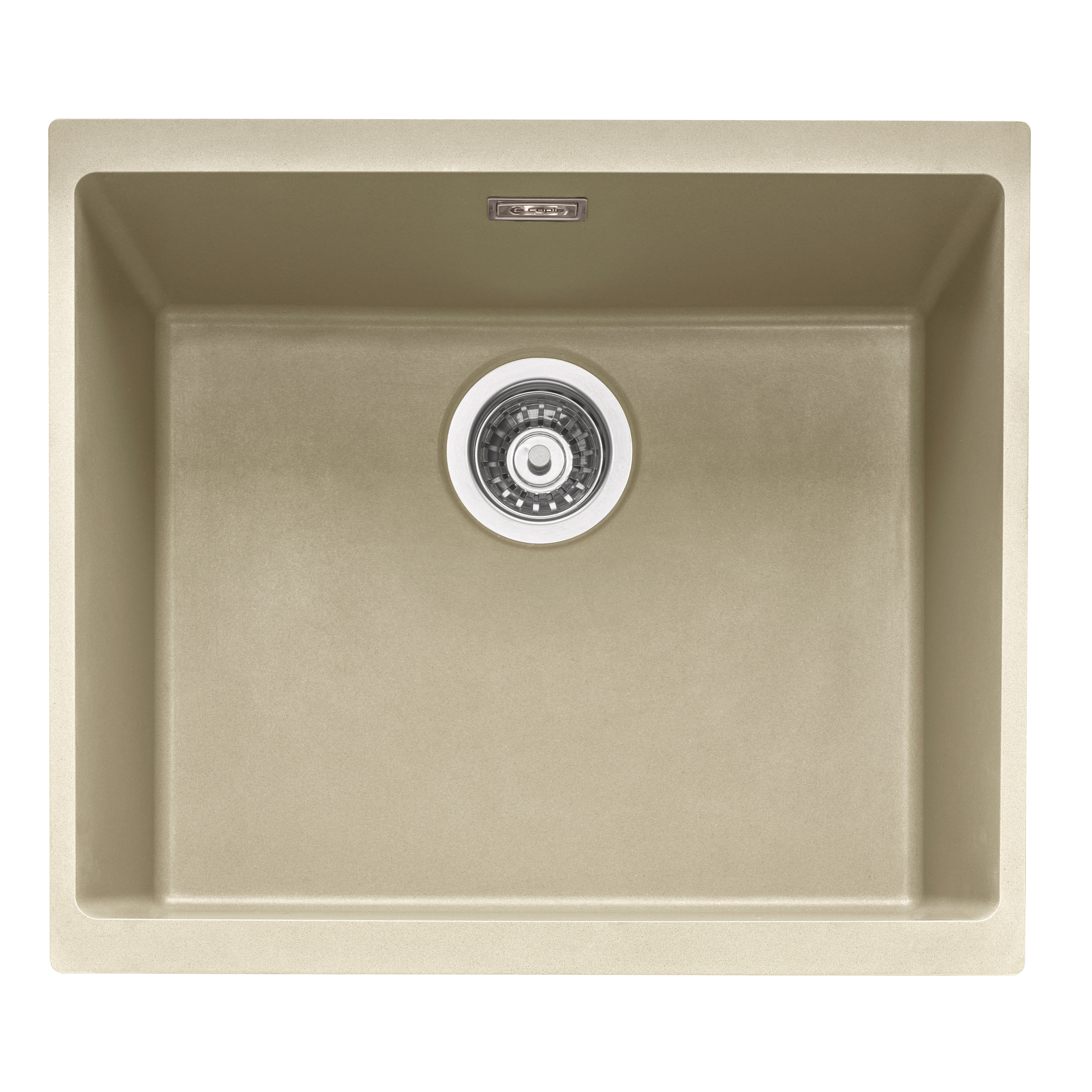 Caple Leesti 1 Bowl Inset or Undermount Granite Composite Kitchen Sink & Waste Kit - 530 x 460mm