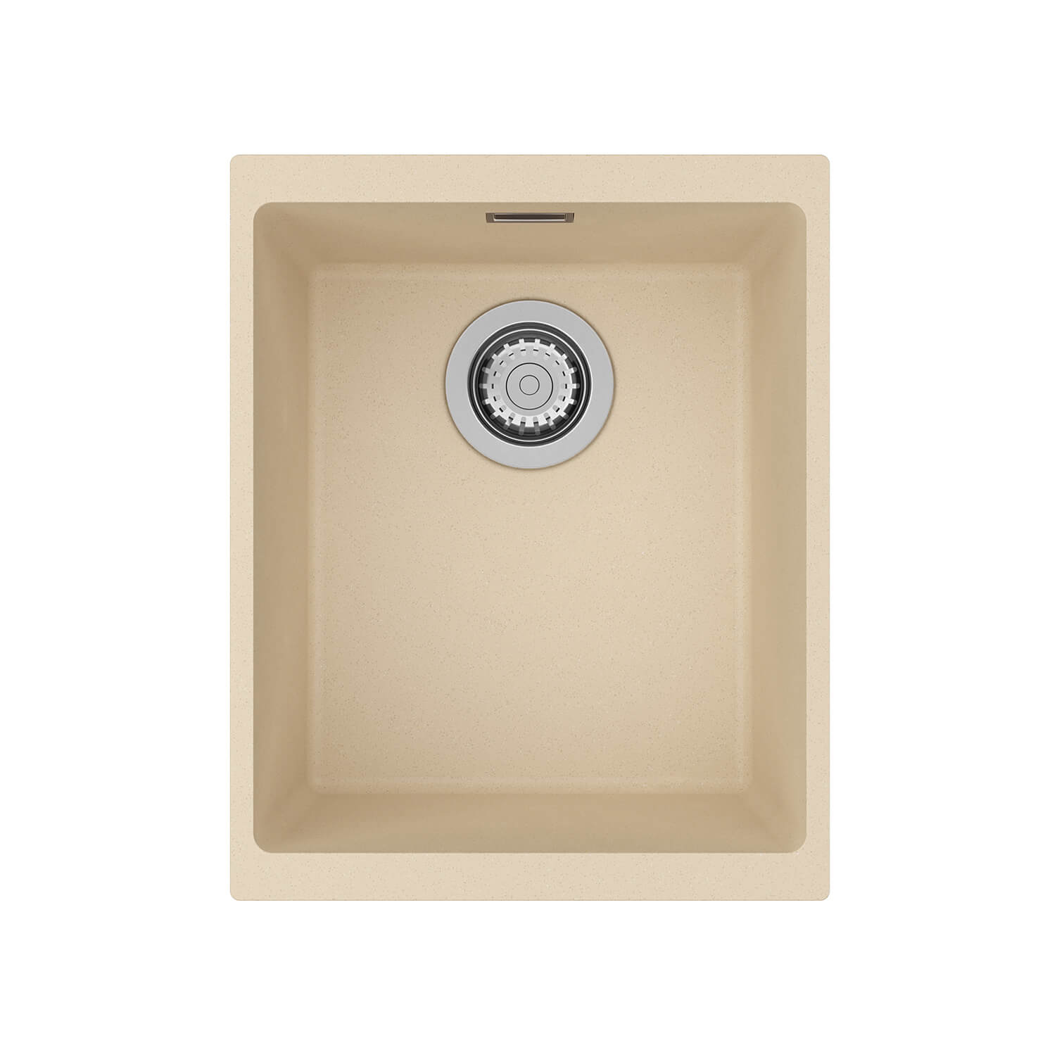 Clearwater Siena Compact 1 Bowl Granite Composite Inset or Undermount Kitchen Sink & Waste - 370 x 460mm
