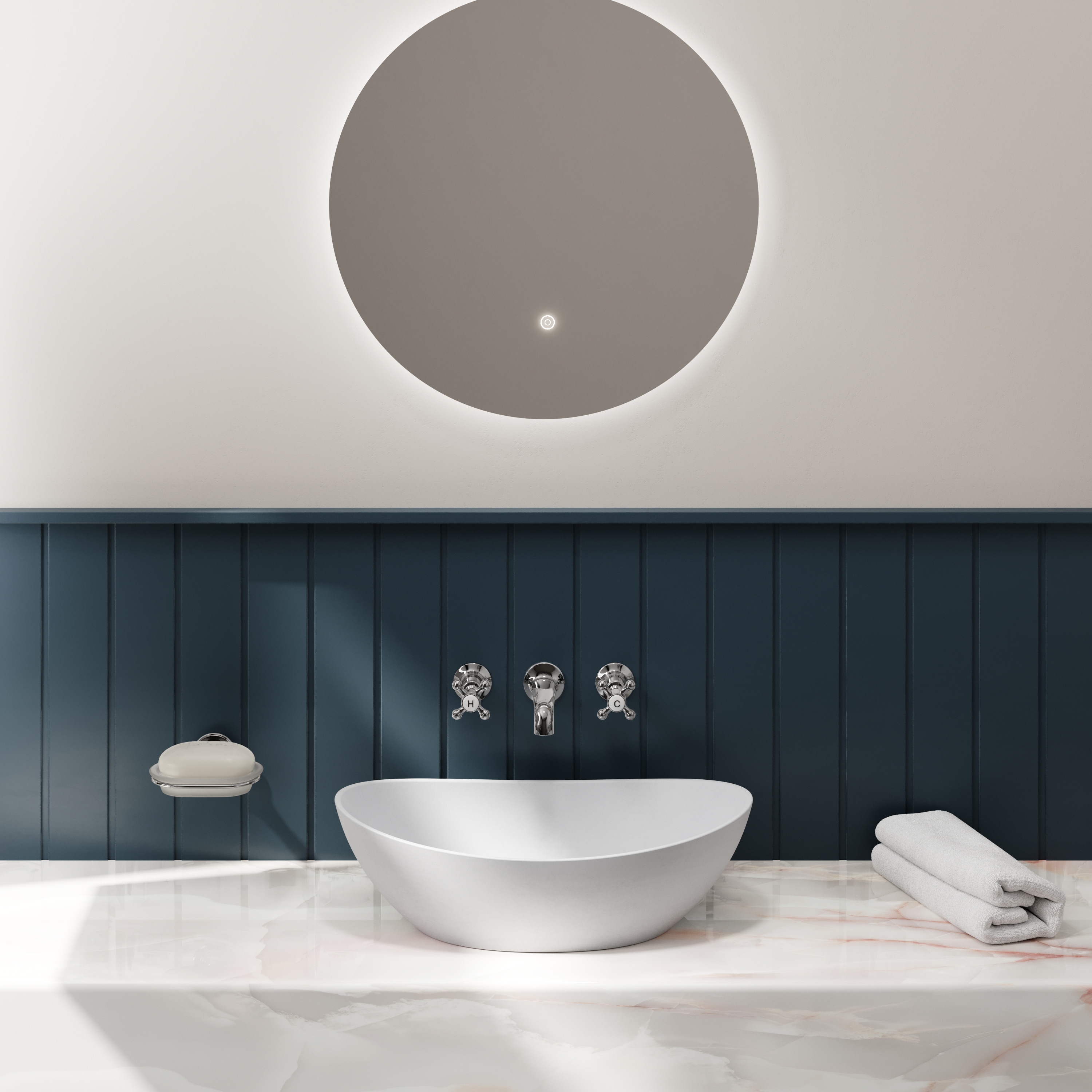 Butler & Rose Audrey Stone Resin Countertop Basin