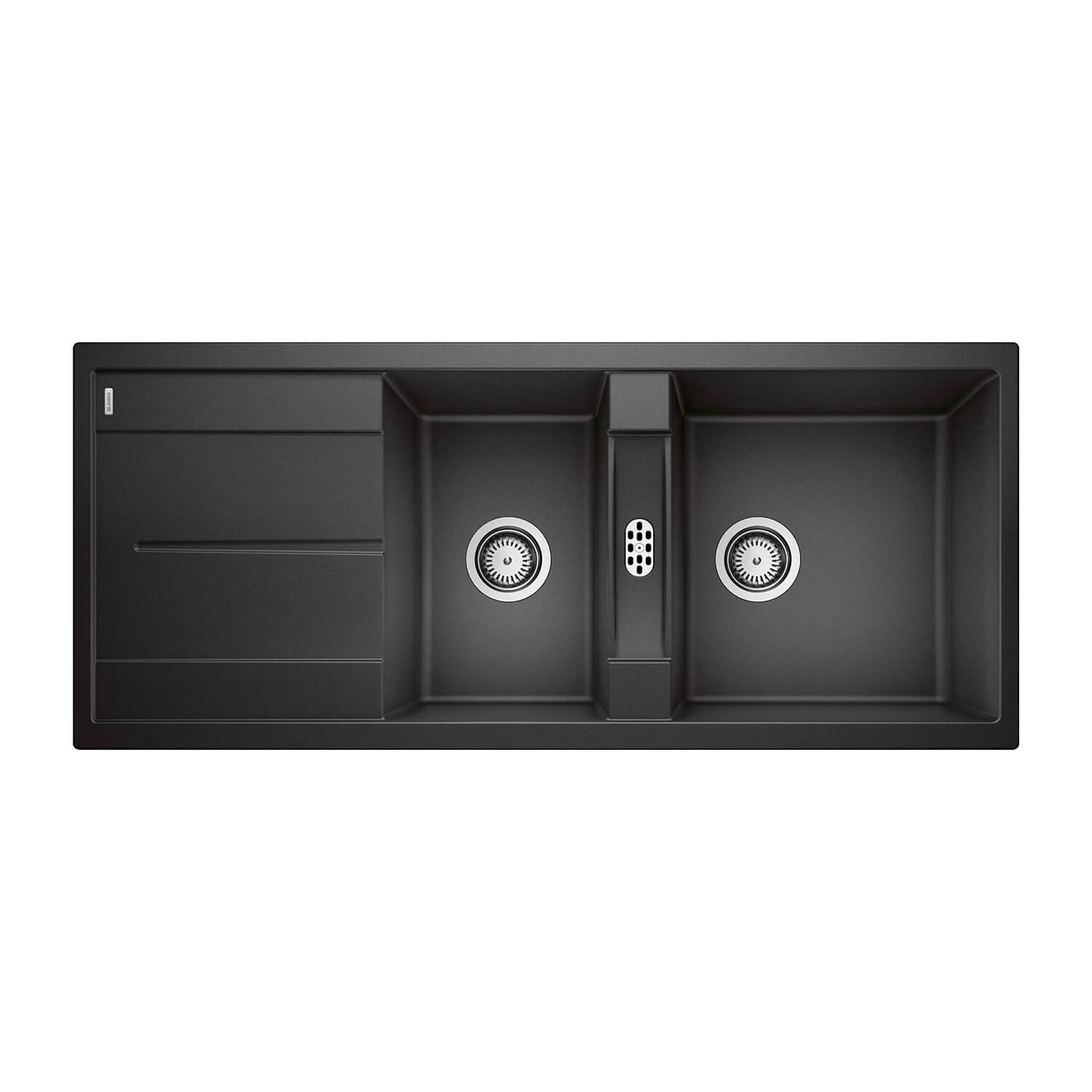 Blanco Metra 8 S 1.5 Bowl Inset Silgranit Composite Kitchen Sink & Waste with Reversible Drainer - 1160 x 500mm