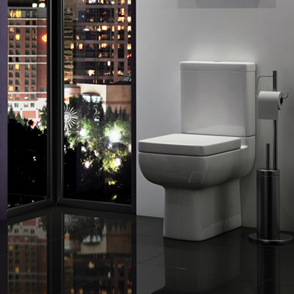 Harbour Iconic Modern Fully Back to Wall Toilet & Soft Close Seat