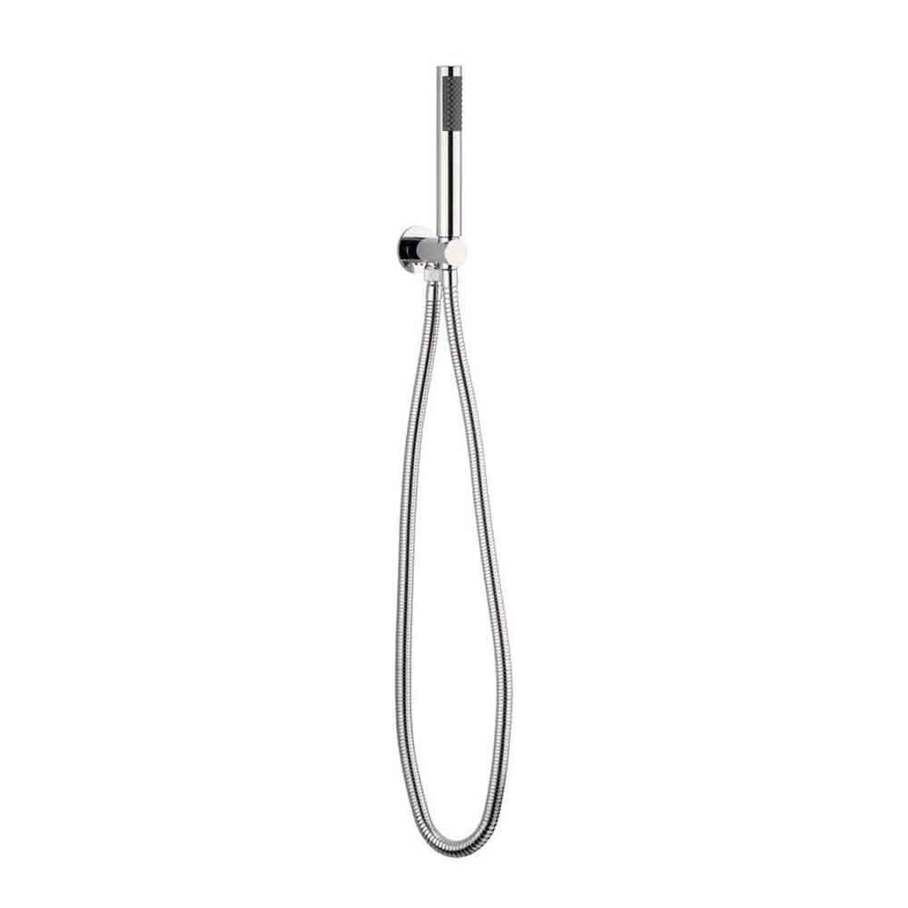 Crosswater Designer Shower Handset with Hose, Wall Outlet & Integrated Holder