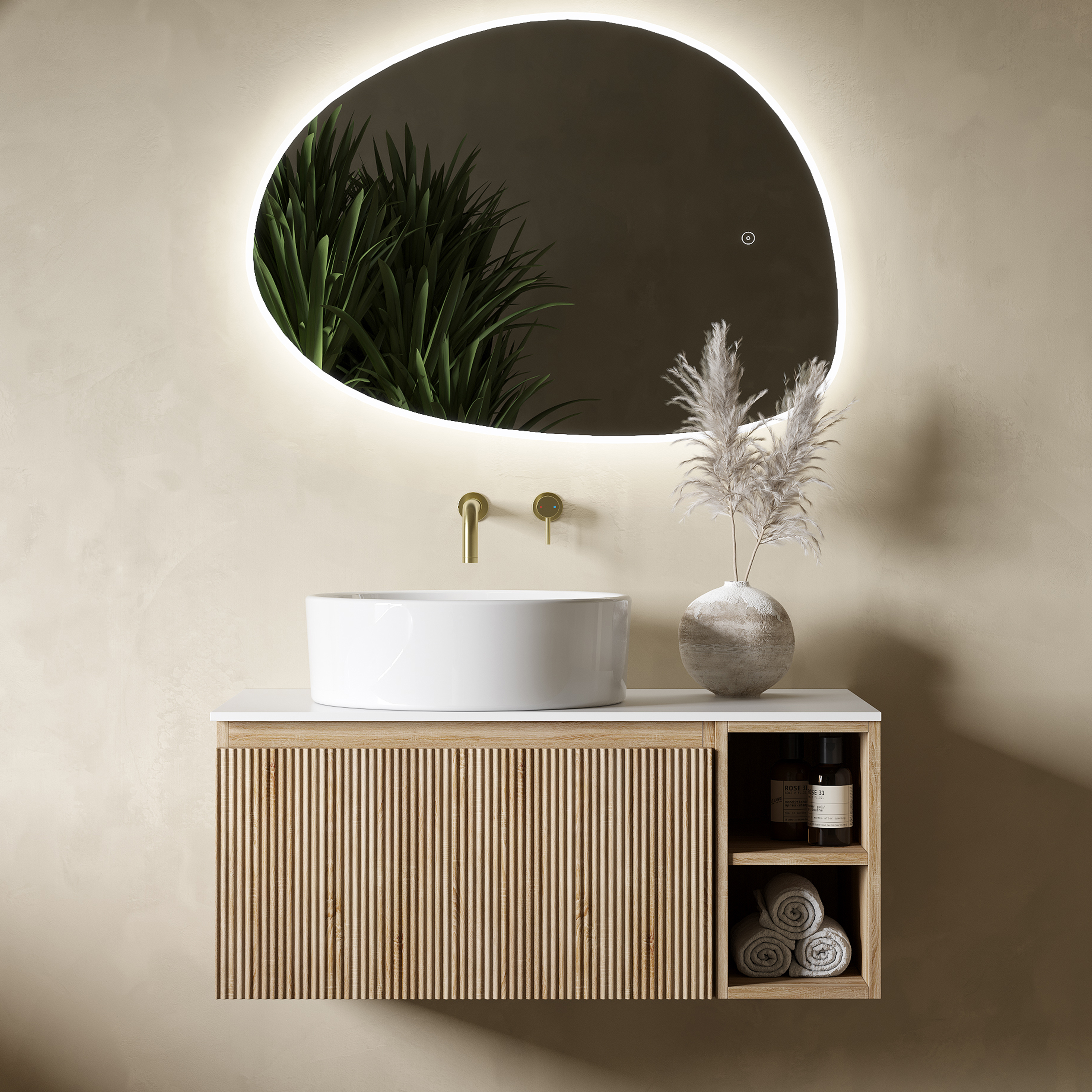 Sophia Round Countertop Basin - 410mm