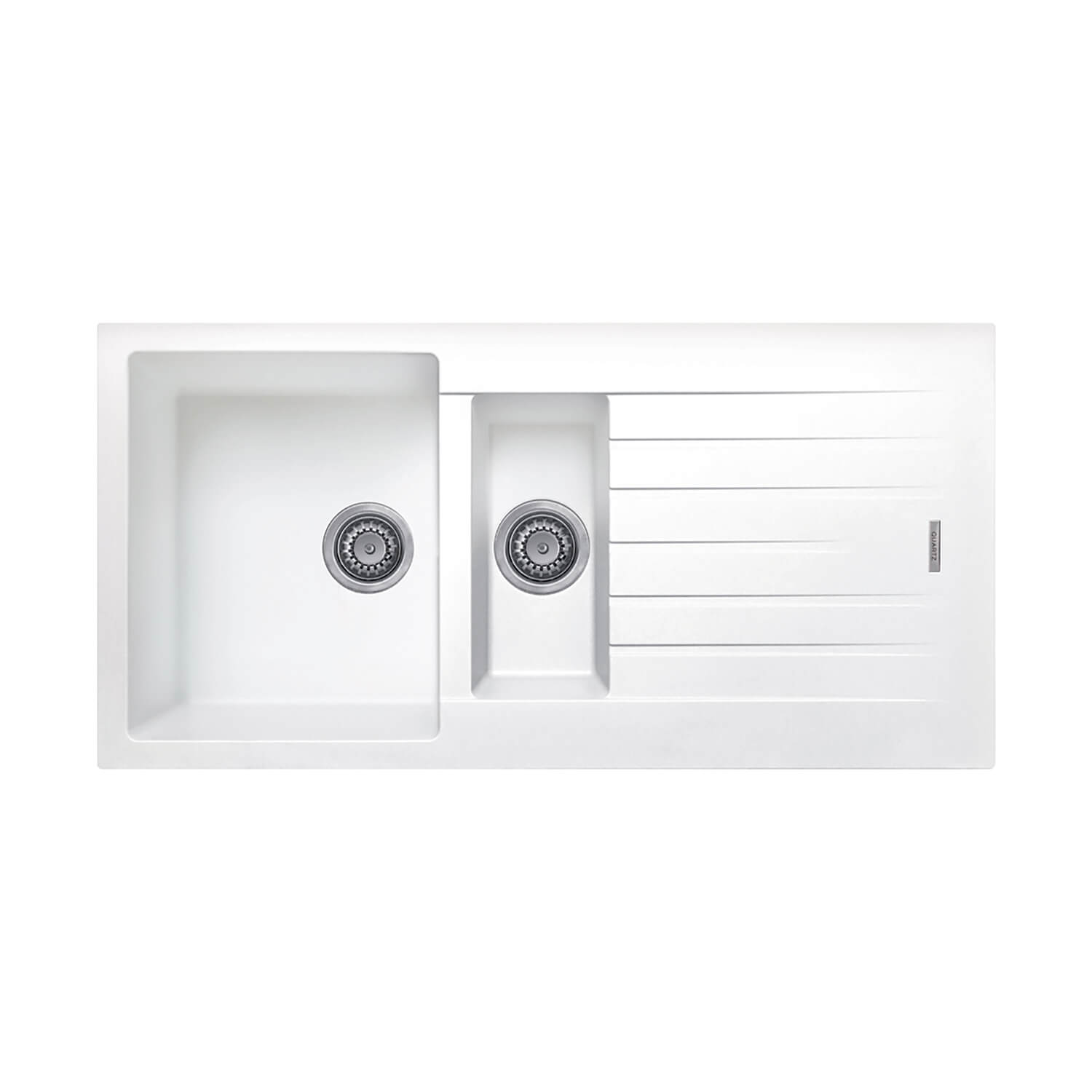 Vellamo Horizon 1.5 Bowl Granite Composite Kitchen Sink & Waste - 1000 x 500mm