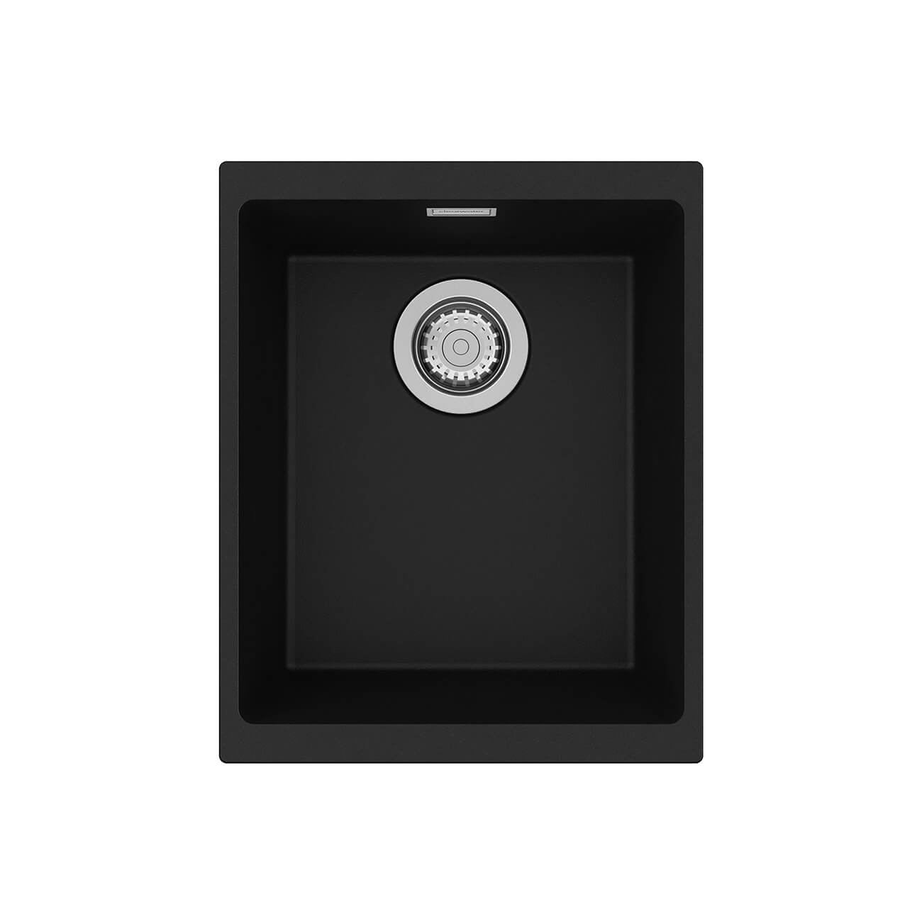 Clearwater Siena Compact 1 Bowl Granite Composite Inset or Undermount Kitchen Sink & Waste - 370 x 460mm