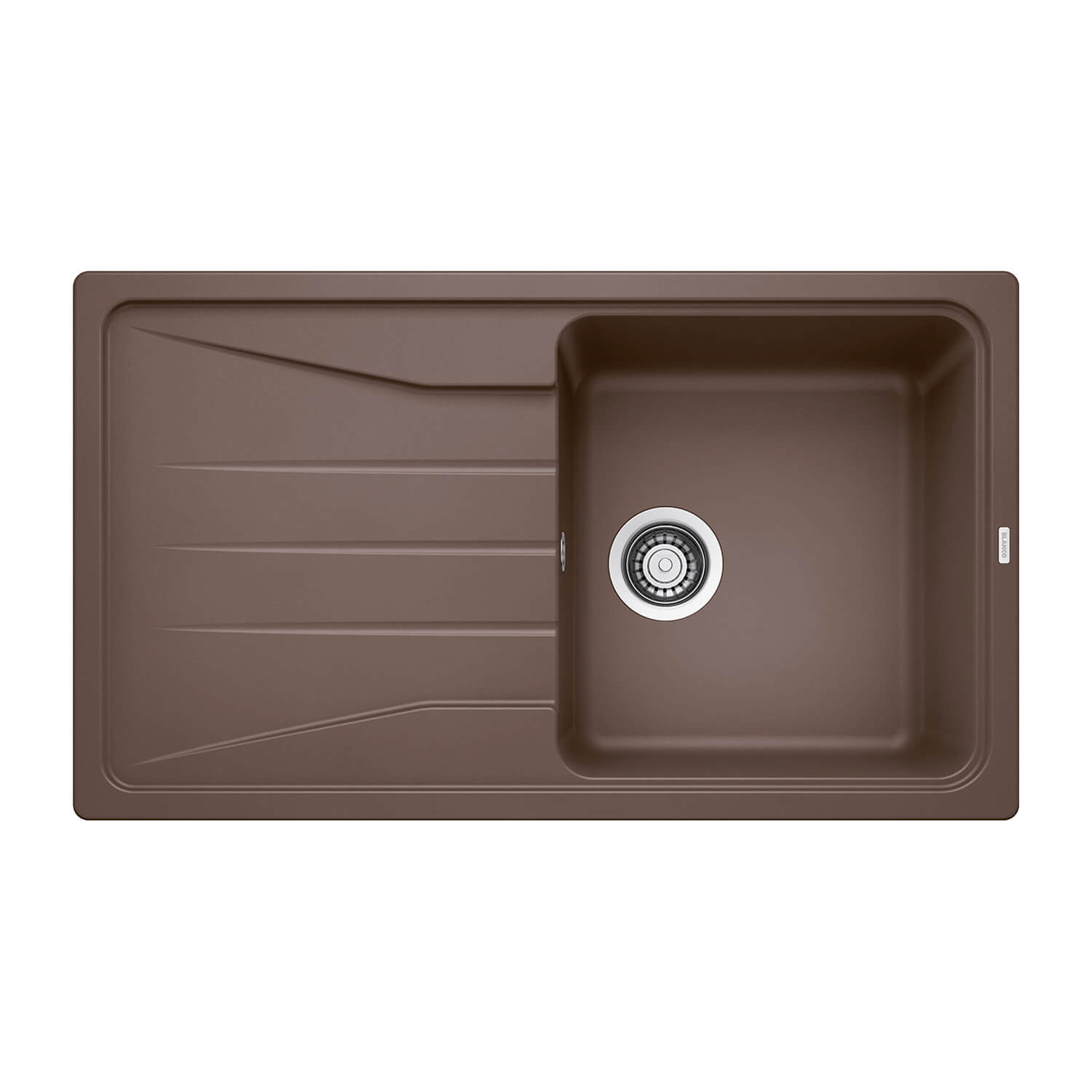 Blanco Sona 5 S Compact 1 Bowl Inset Silgranit Composite Kitchen Sink & Waste with Reversible Drainer - 860 x 500mm