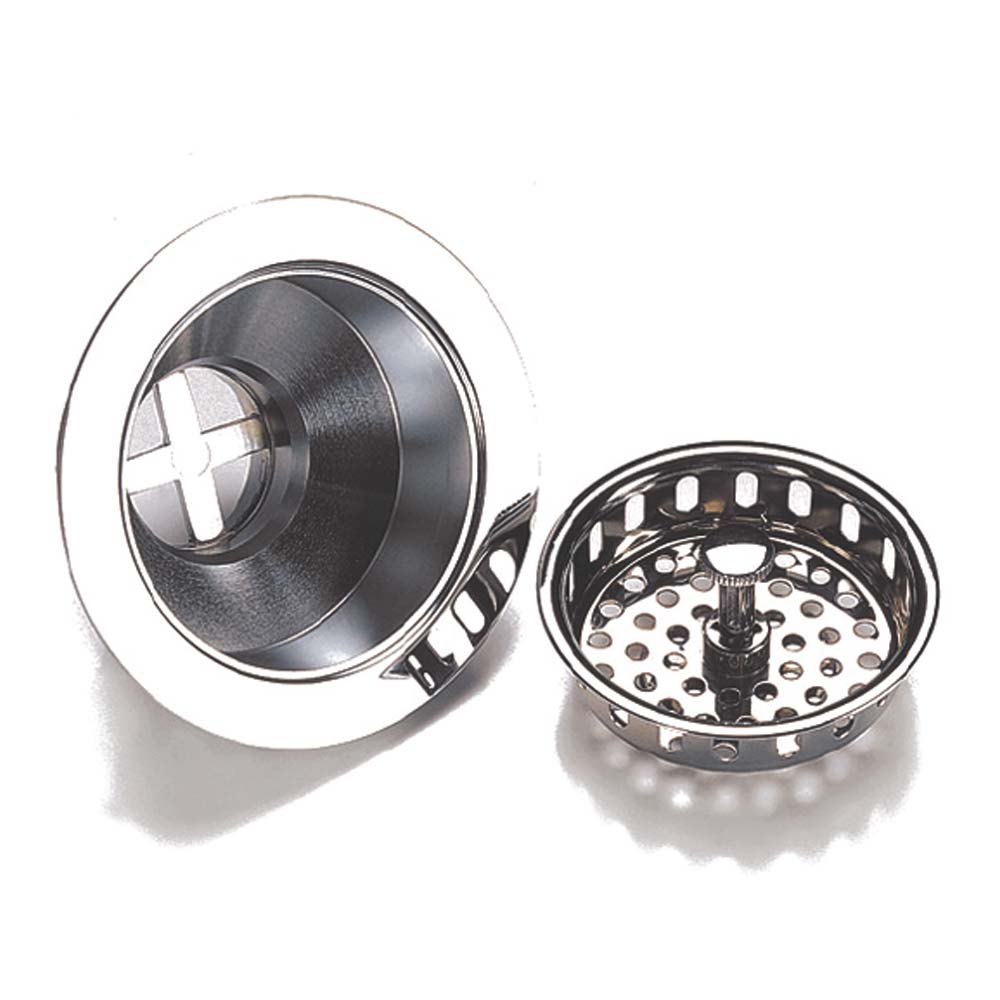 Clearwater 90mm Deluxe Basket Strainer Waste - Chrome