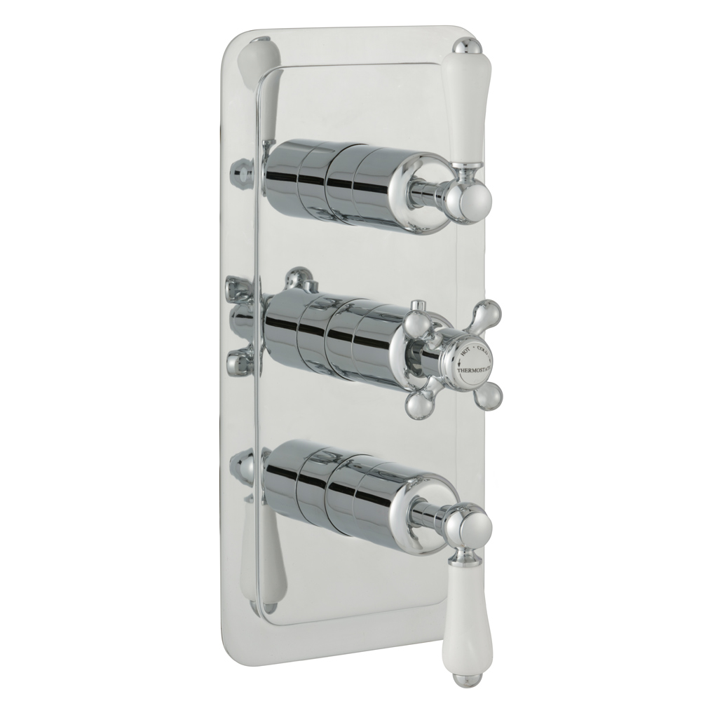 Butler & Rose Caledonia Lever 3 Outlet Concealed Thermostatic Shower Valve
