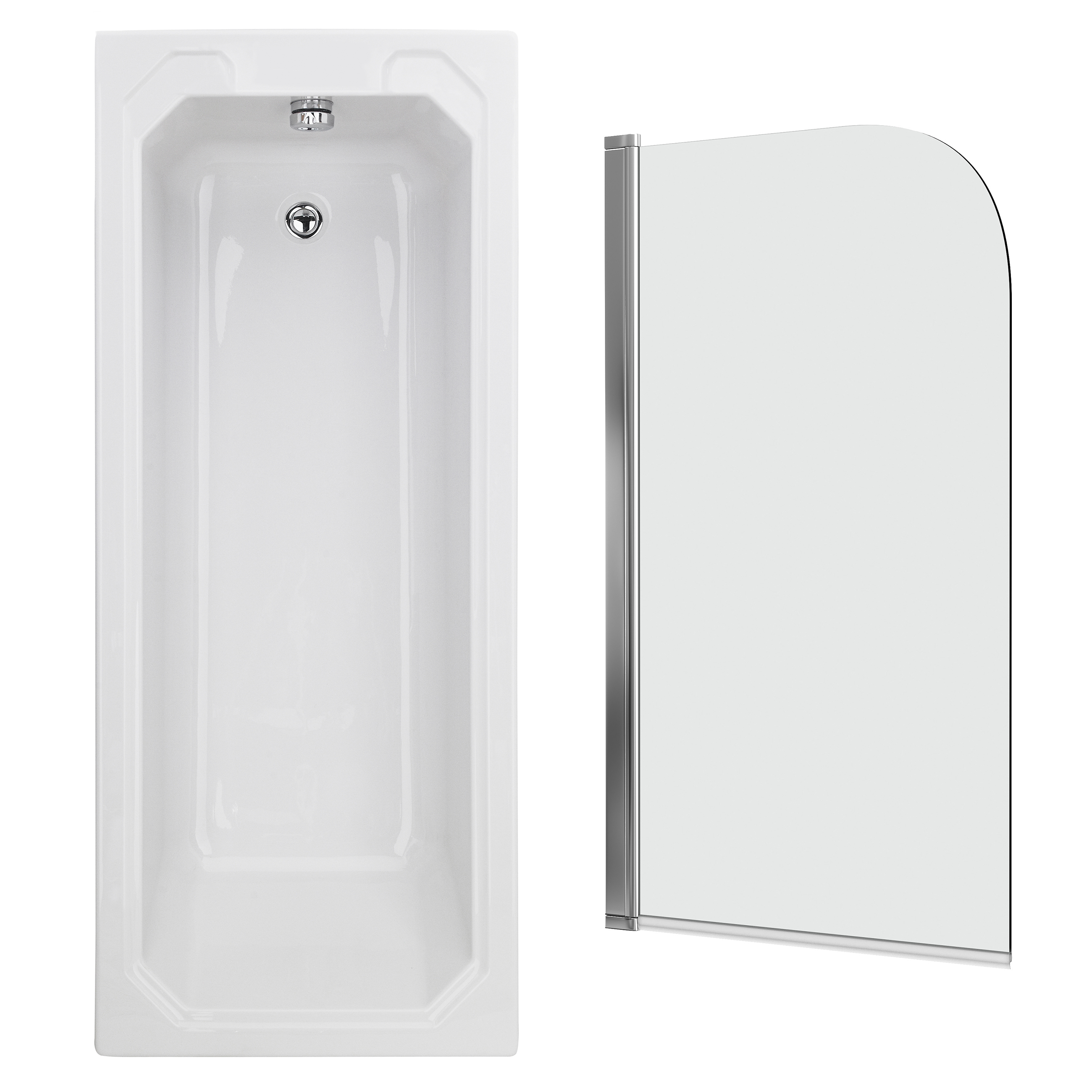 Butler & Rose Art Deco Shower Bath & Shower Screen