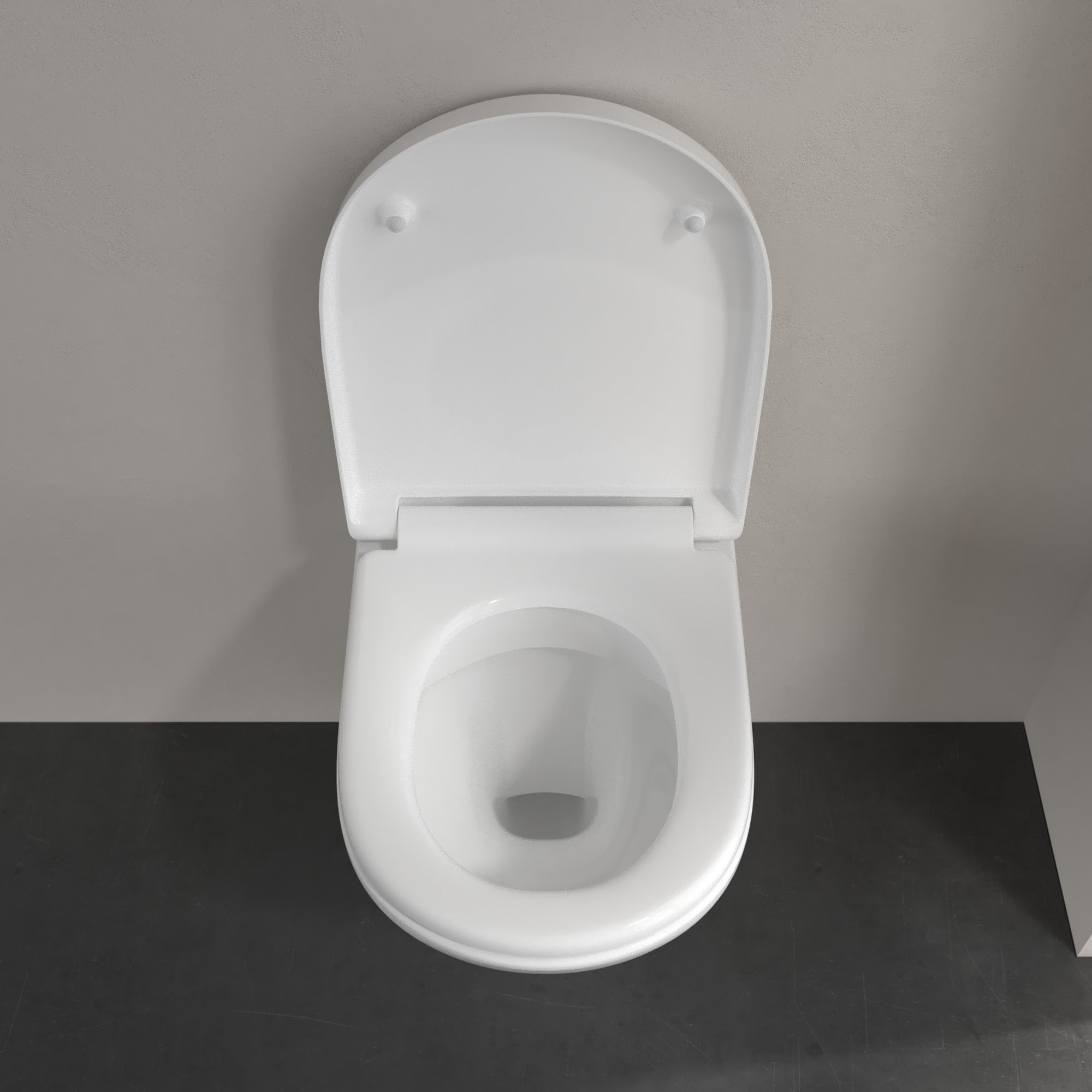 Villeroy & Boch O.novo Rimless Wall Hung Toilet & Soft Close Seat