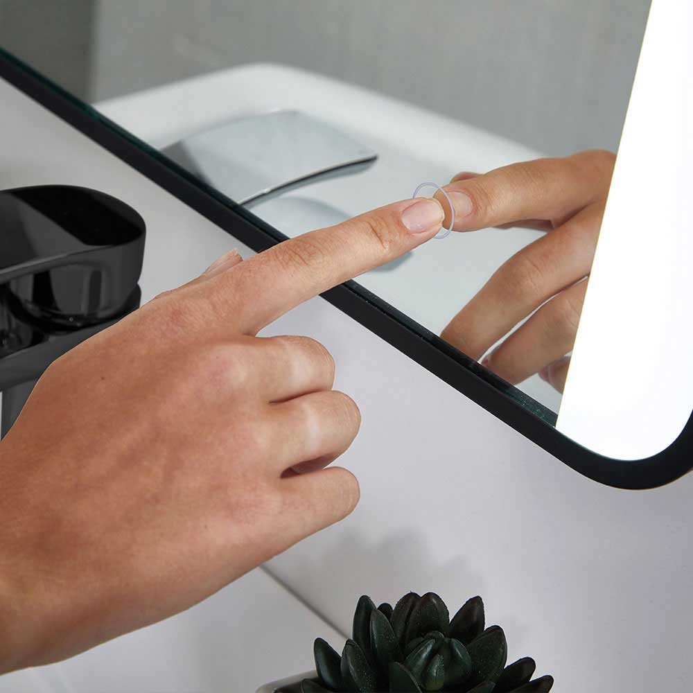 Vellamo LED Illuminated Mirror with Demister Pad & Colour Change LEDs