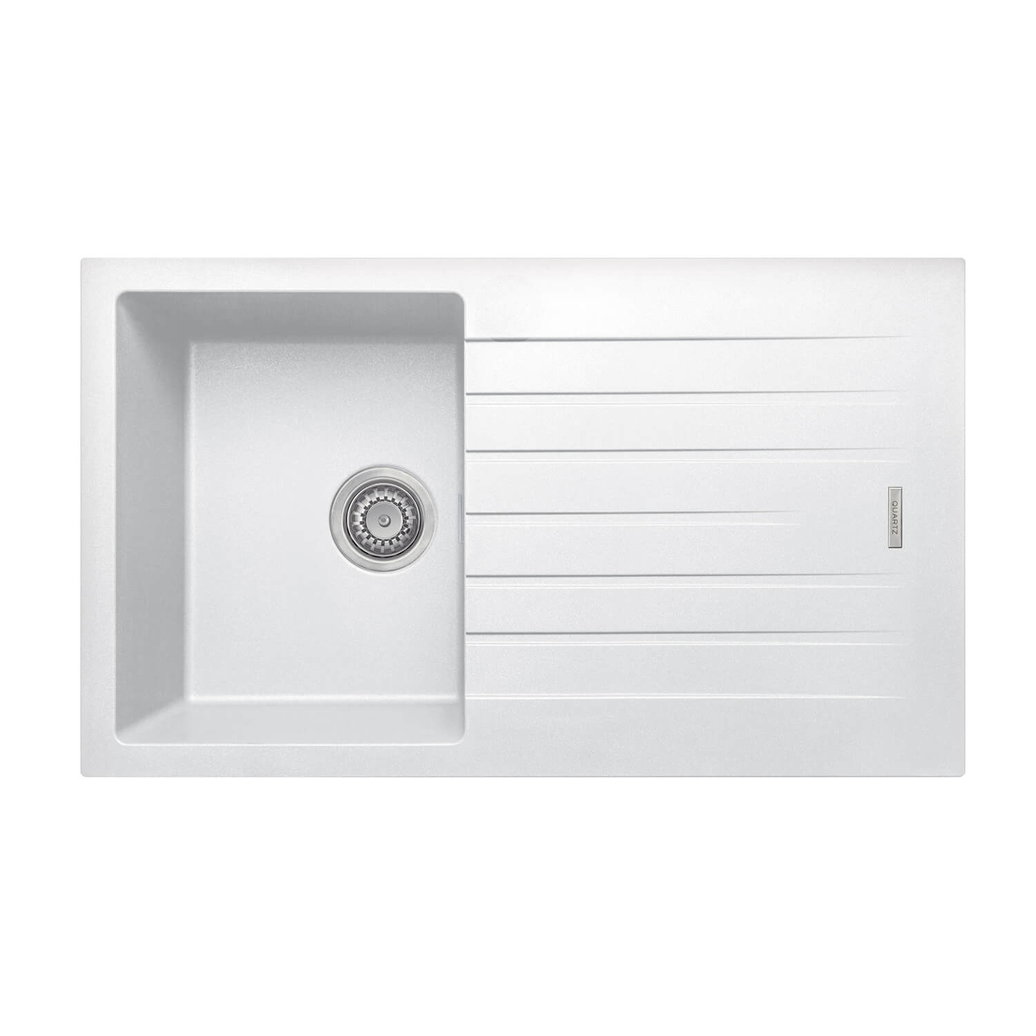 Vellamo Horizon Compact 1 Bowl Granite Composite Kitchen Sink & Waste - 860 x 500mm