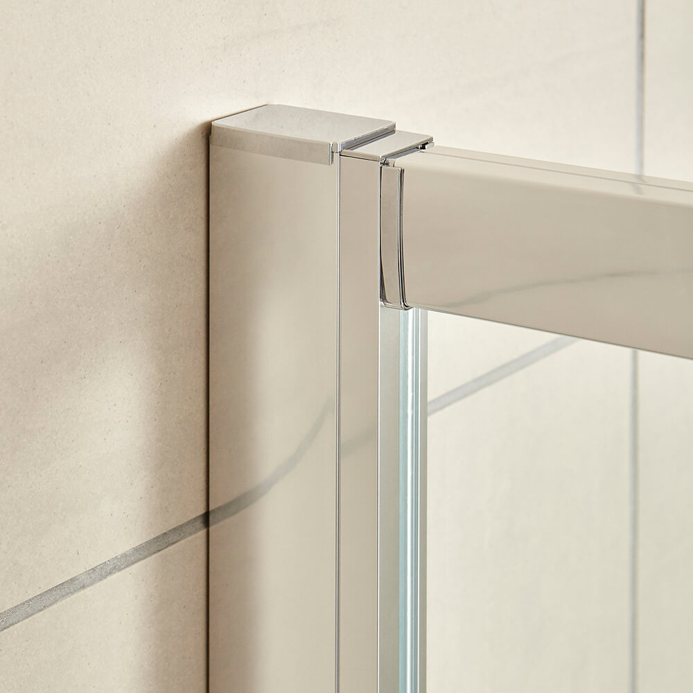 Vellamo 8mm Easy Clean Offset Quadrant Shower Enclosure
