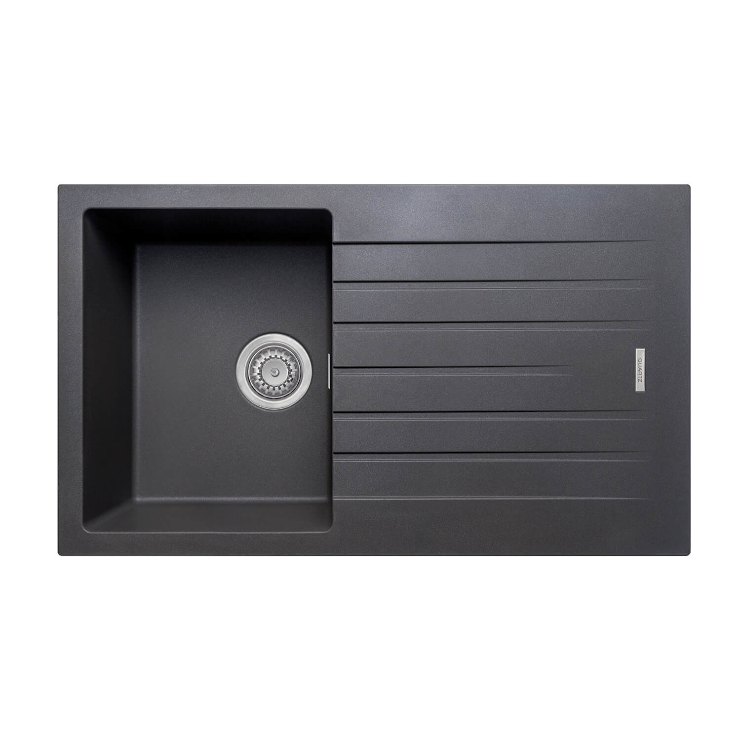 Vellamo Horizon Compact 1 Bowl Granite Composite Kitchen Sink & Waste - 860 x 500mm