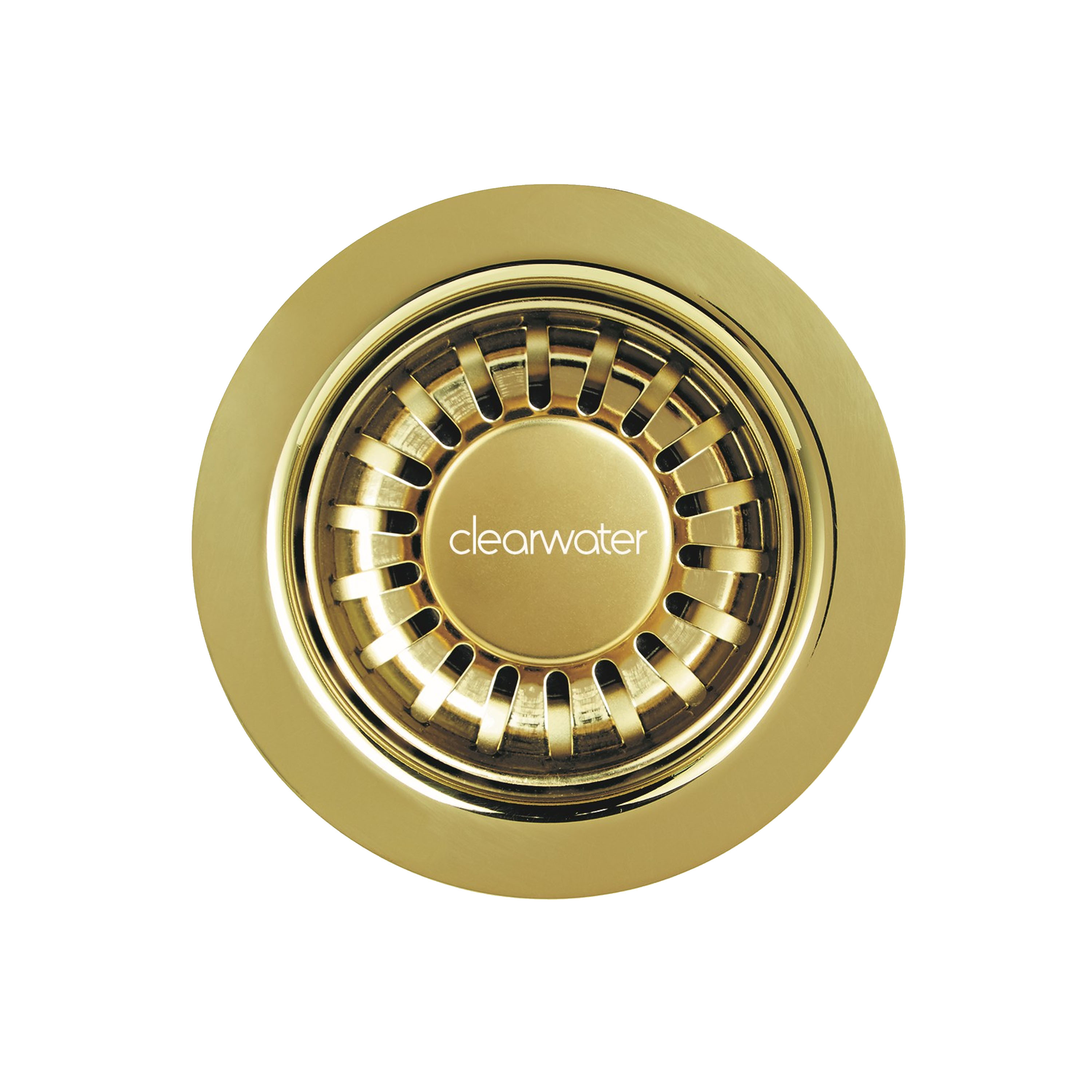 Clearwater Gold 90mm Kitchen Basket Strainer Waste