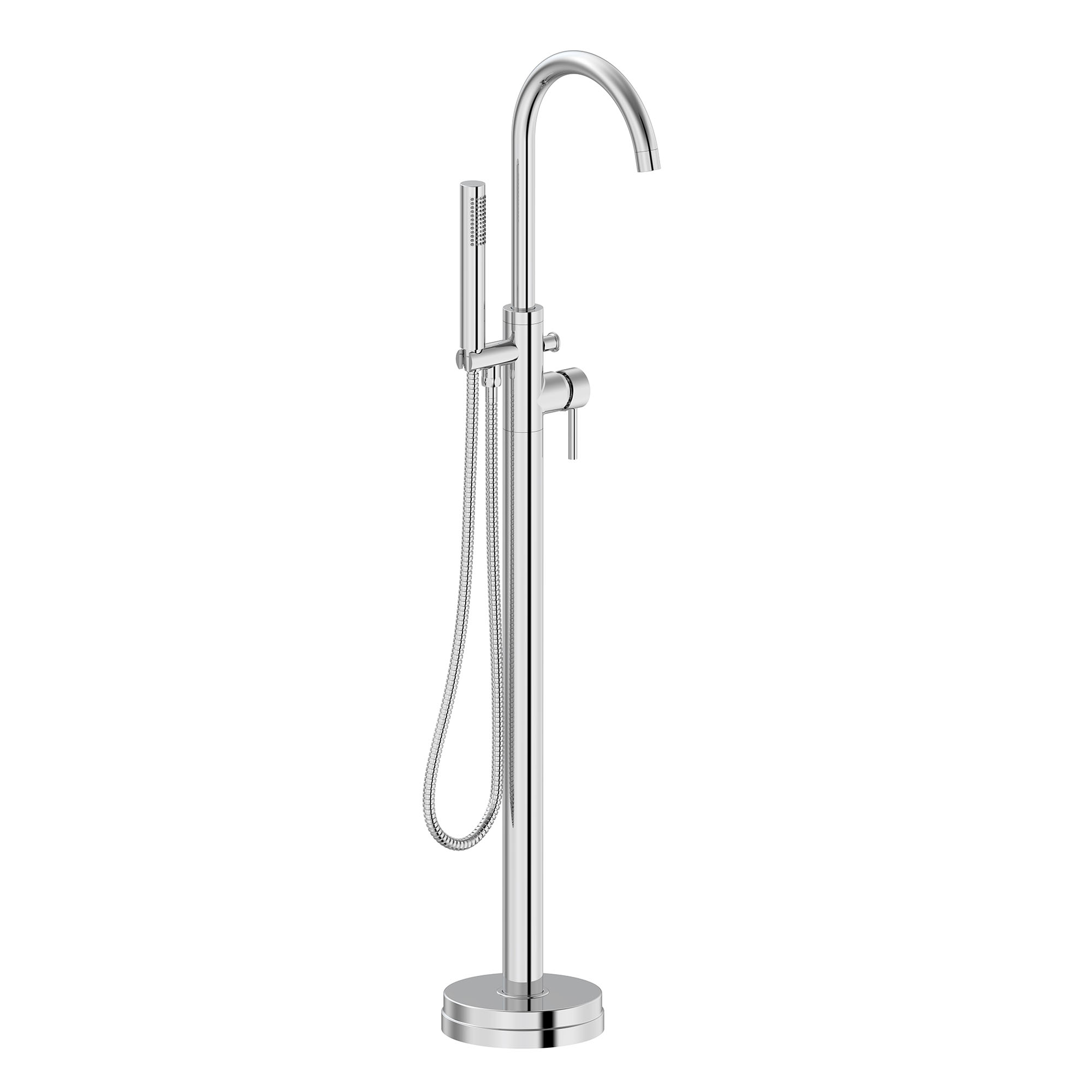 Vellamo Twist Chrome Floorstanding Bath Shower Mixer Tap