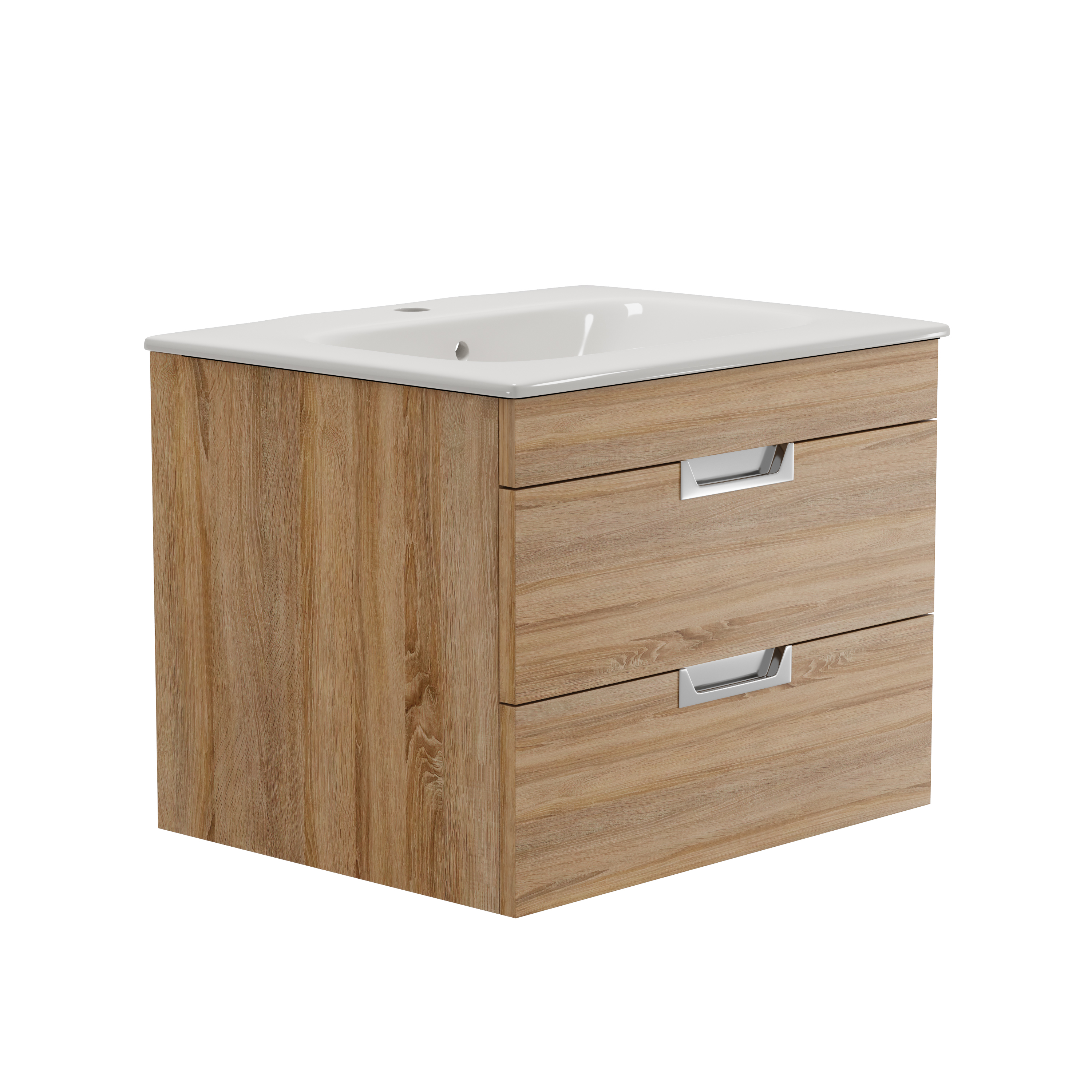 Isla 600mm Wall Hung Vanity Unit & Basin