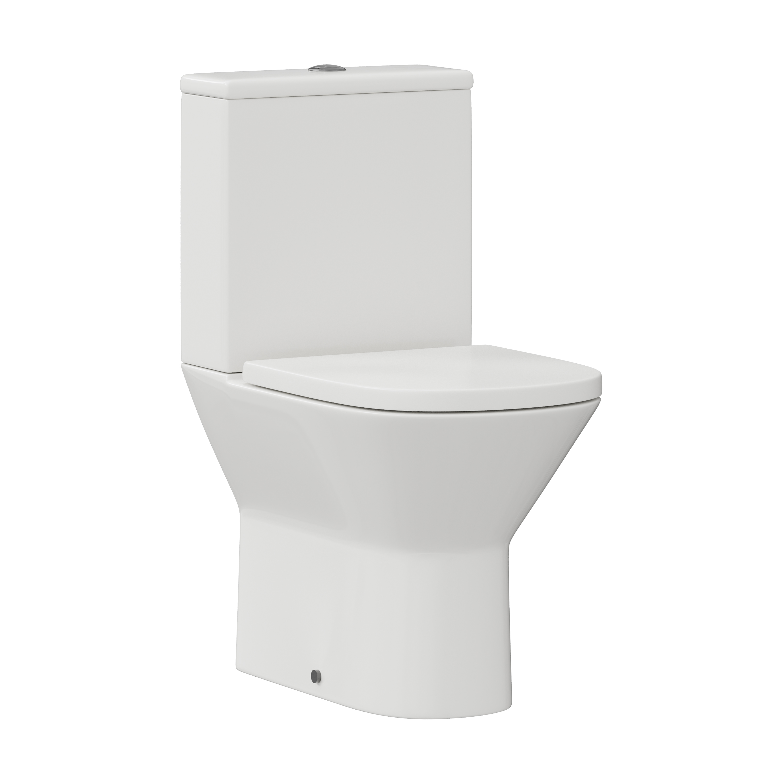 Harbour Identity Close Coupled Rimless Back to Wall Toilet & Soft Close Seat