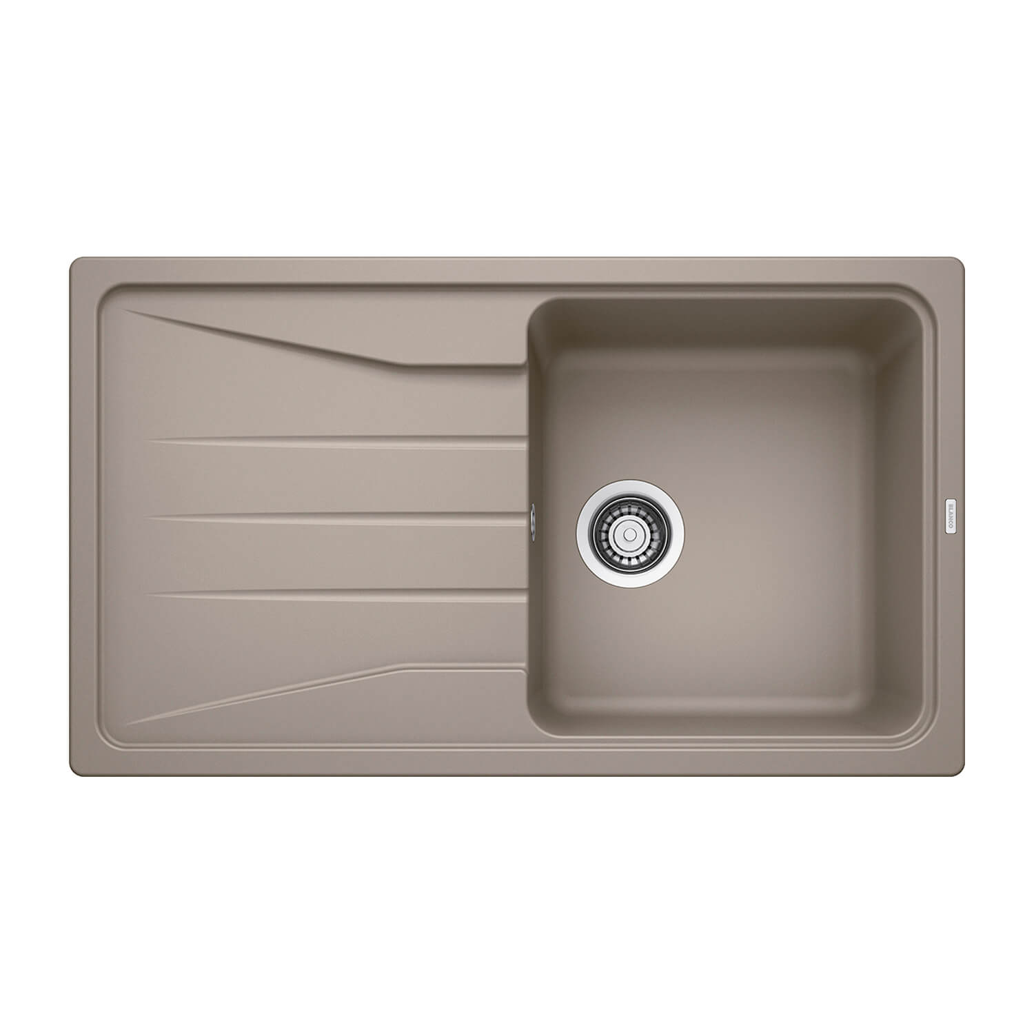 Blanco Sona 5 S Compact 1 Bowl Inset Silgranit Composite Kitchen Sink & Waste with Reversible Drainer - 860 x 500mm