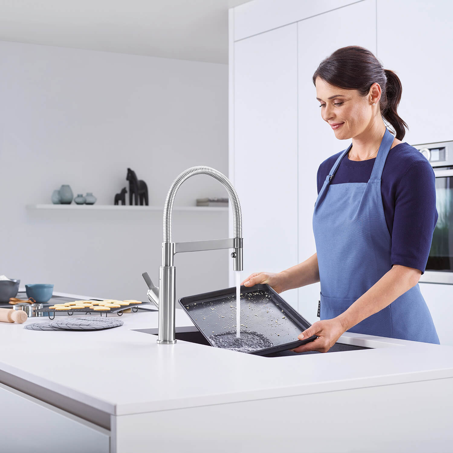 Blanco Solenta-S Semi-Professional Pull Out Kitchen Mixer Spray Tap