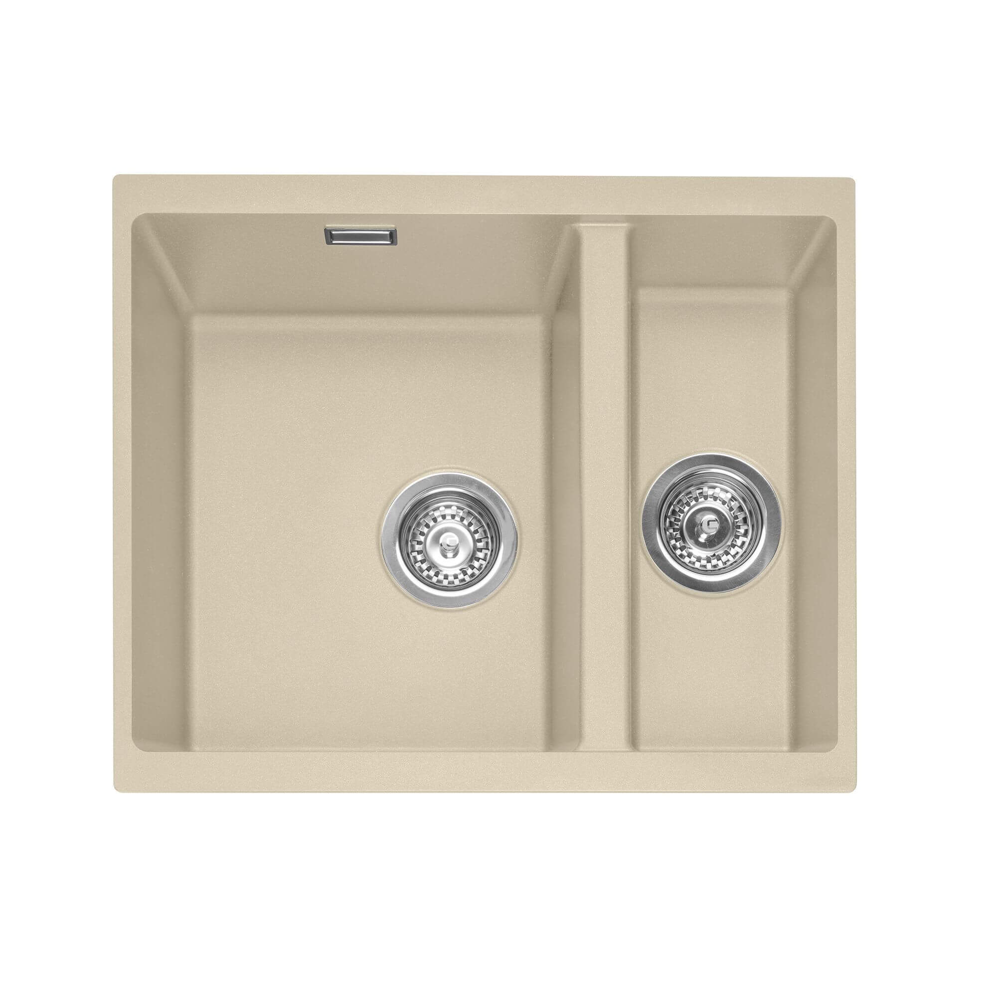 Caple Leesti 1.5 Bowl Inset/Undermount Granite Composite Kitchen Sink & Waste Kit - 555 x 460mm