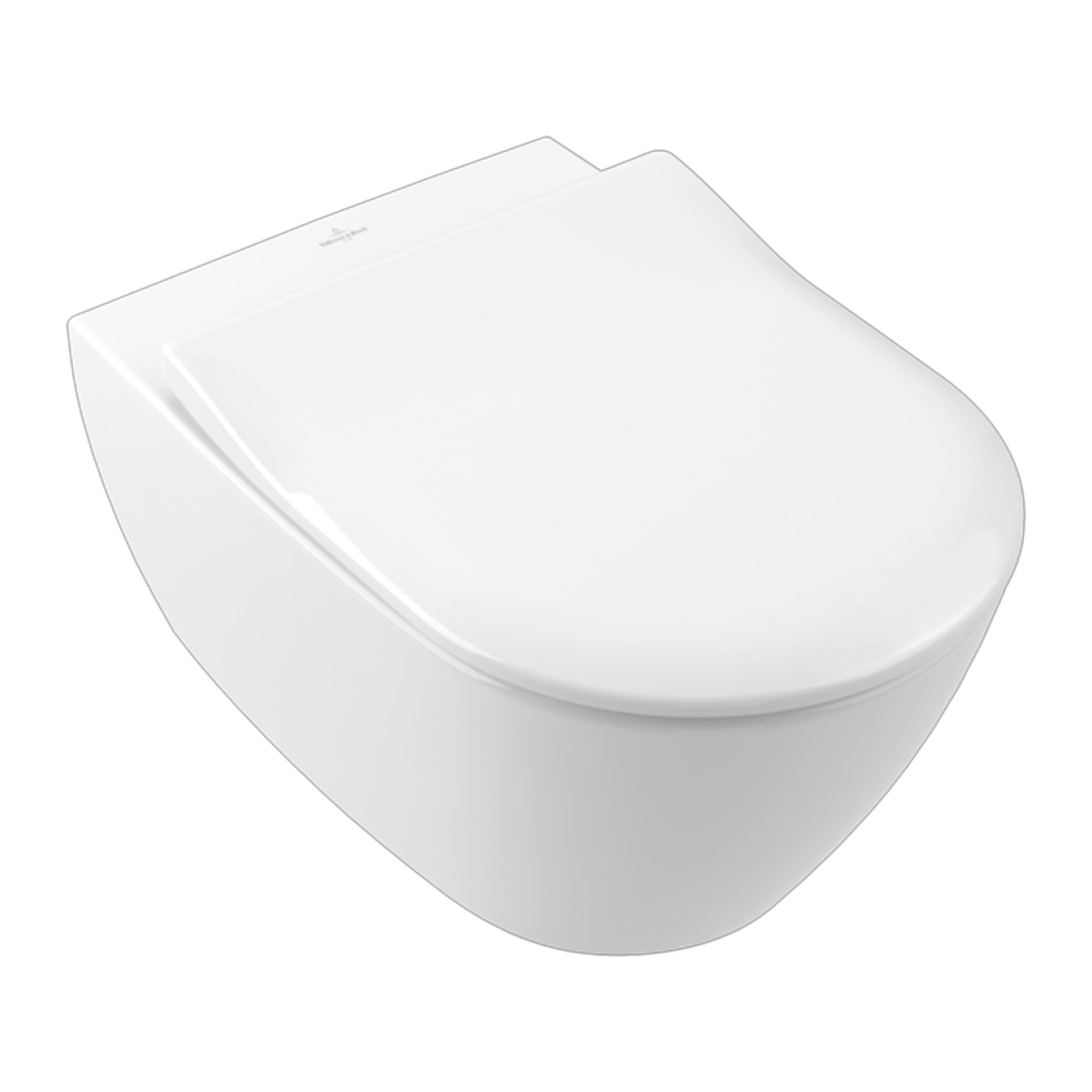 Villeroy & Boch ViConnect Pro 2.0 Frame with Subway 2.0 Rimless Wall Mounted Toilet, Flush Plate & Soft Close Toilet Seat