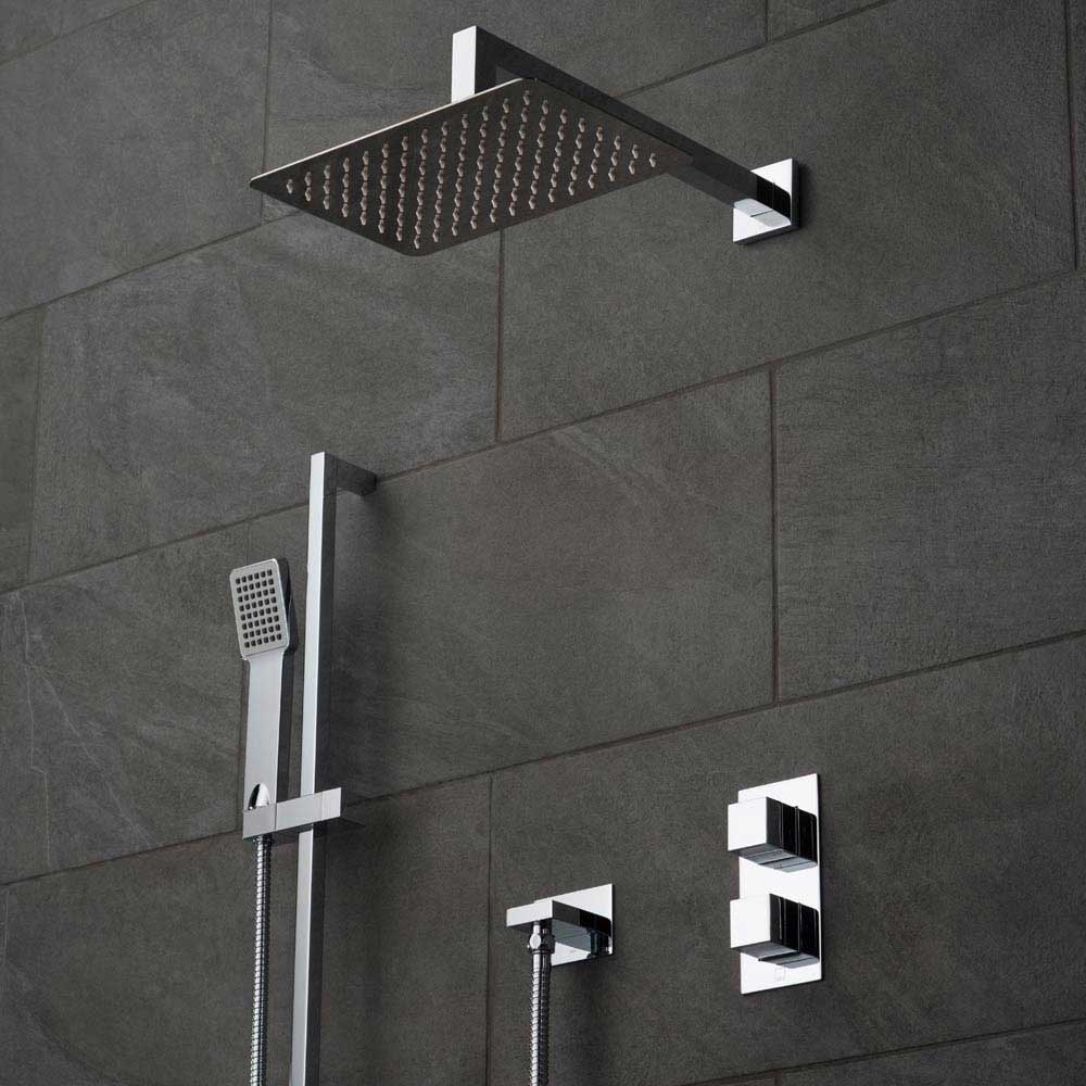 Vado Tablet Notion Vertical Concealed Thermostatic Shower Valve Package 22