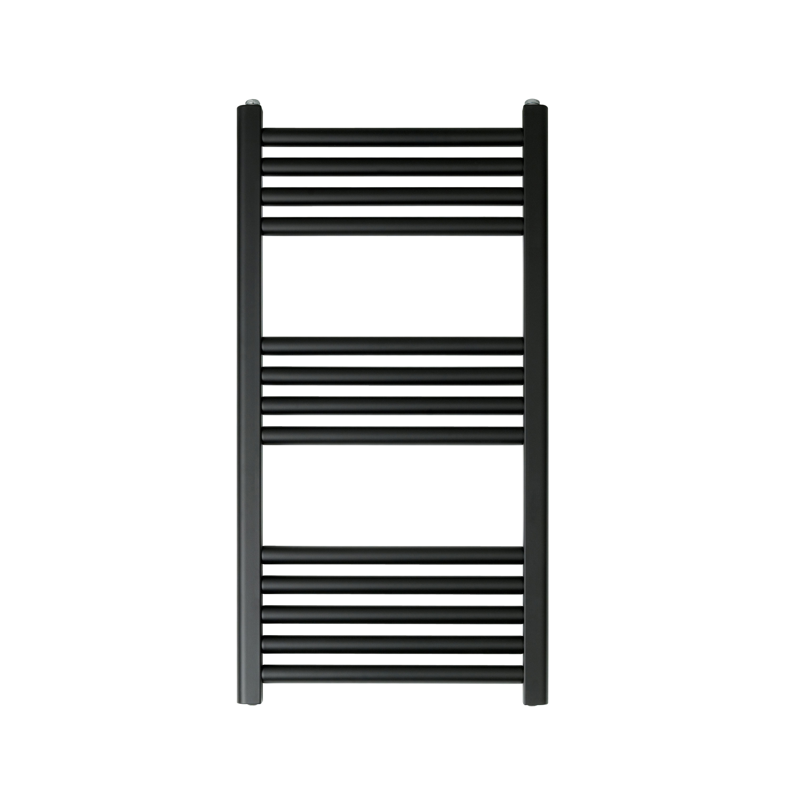 EliteHeat Steel Ladder Heated Towel Rail 25mm Bars - Matt Black