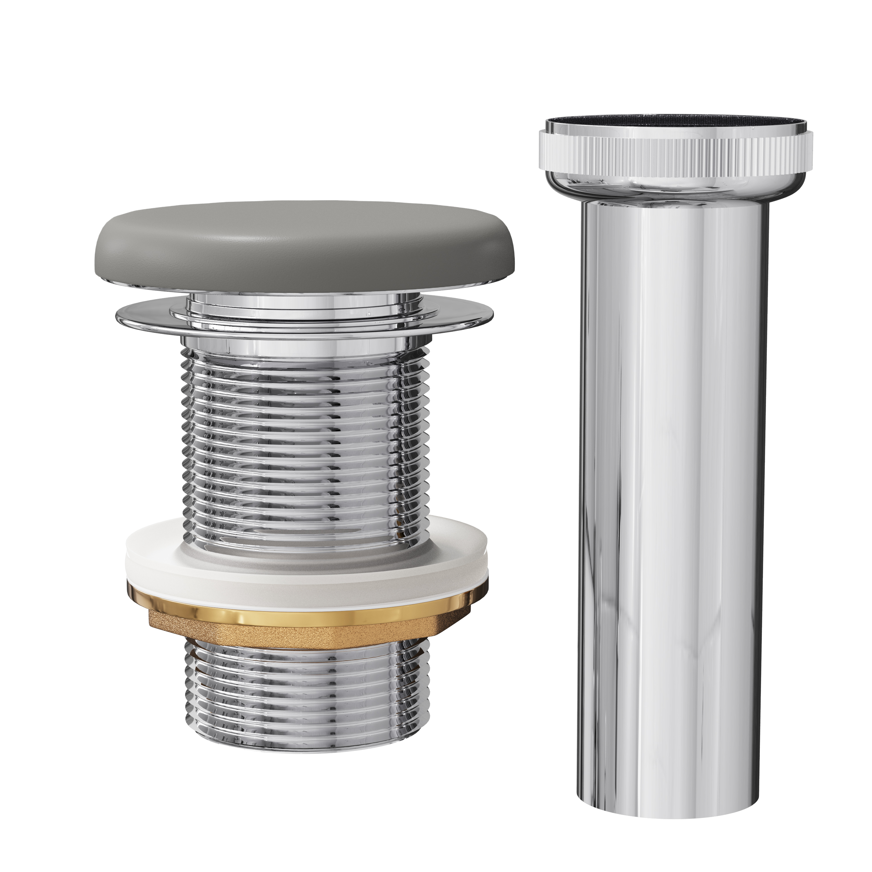 Harbour Concrete Unslotted Extendable Basin Waste