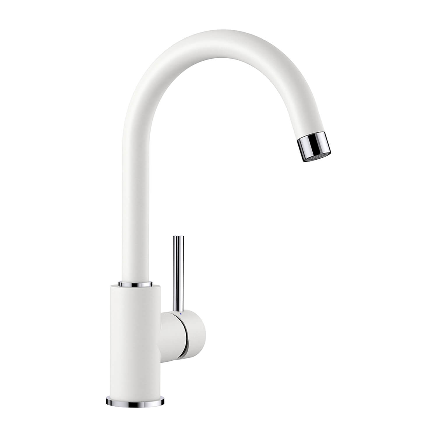 Blanco Mida-S Single Lever Mono Pull Out Kitchen Mixer Tap with Silgranit Matching Finish
