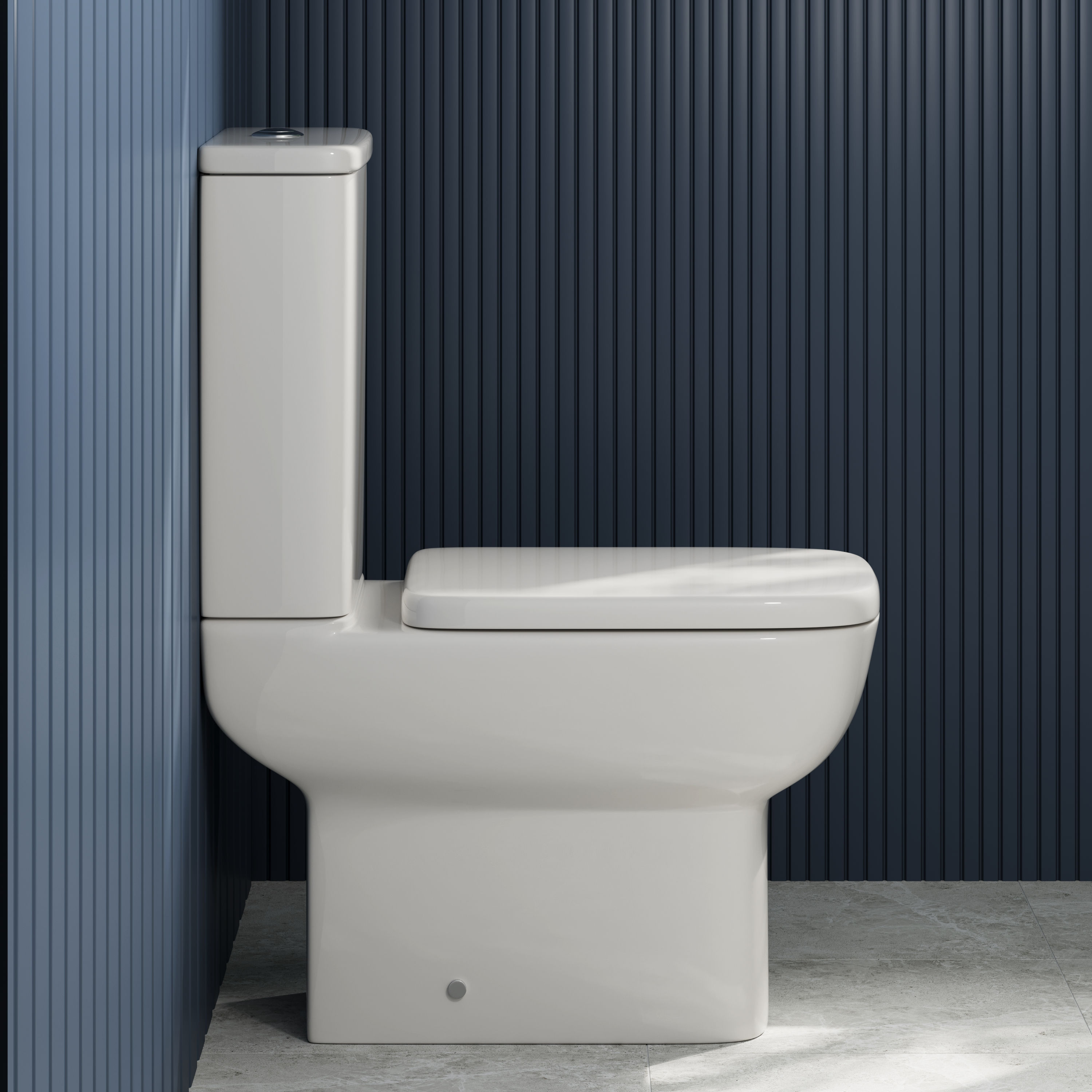Harbour Icon Bathroom Suite with Rimless Toilet & Double Ended Bath