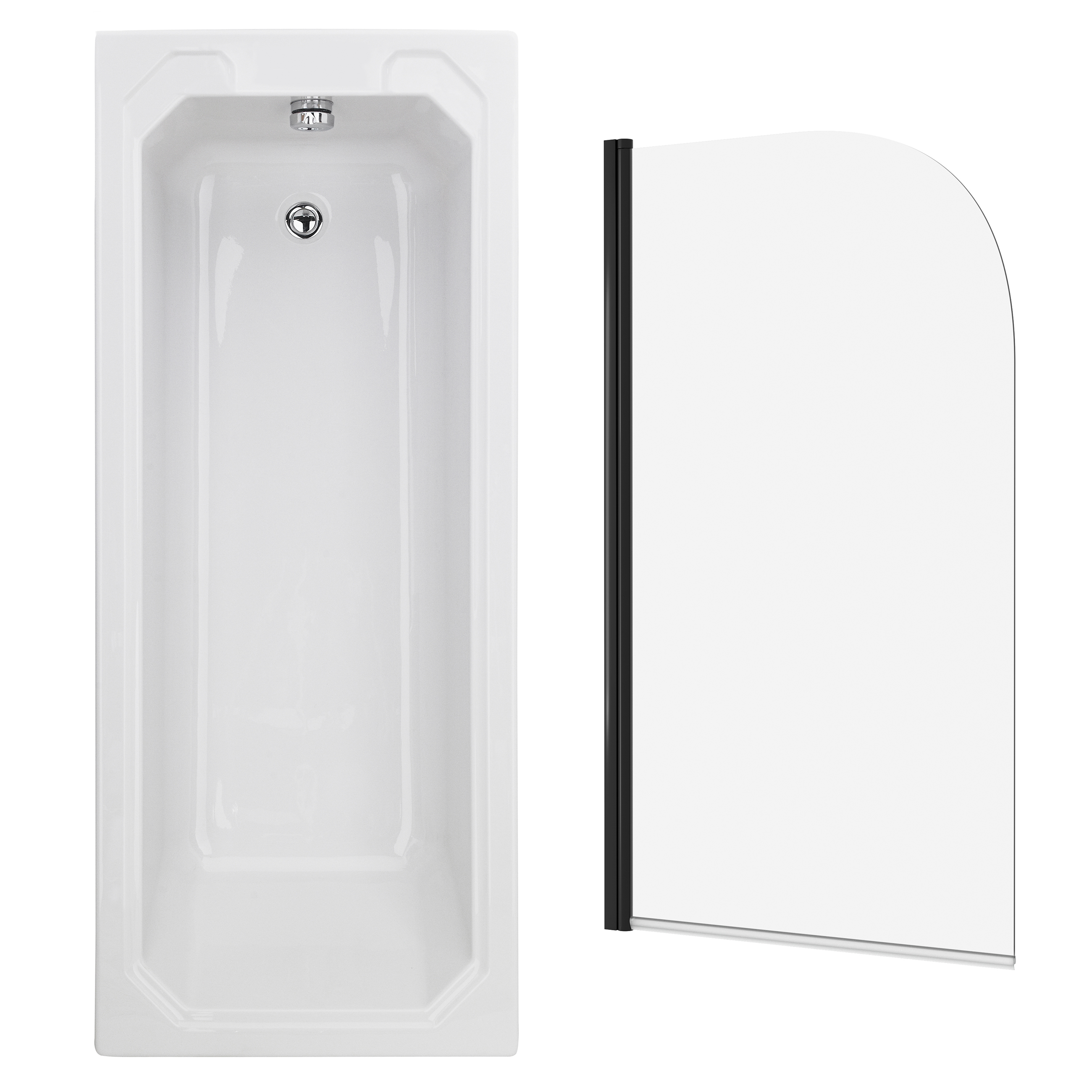 Butler & Rose Art Deco Shower Bath & Shower Screen
