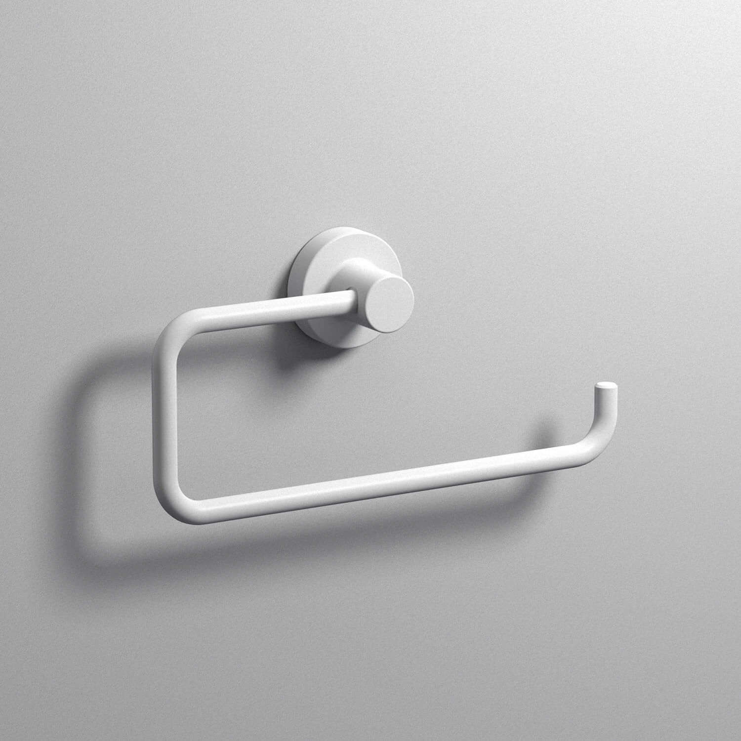 Sonia Tecno Project White Open Towel Ring - White