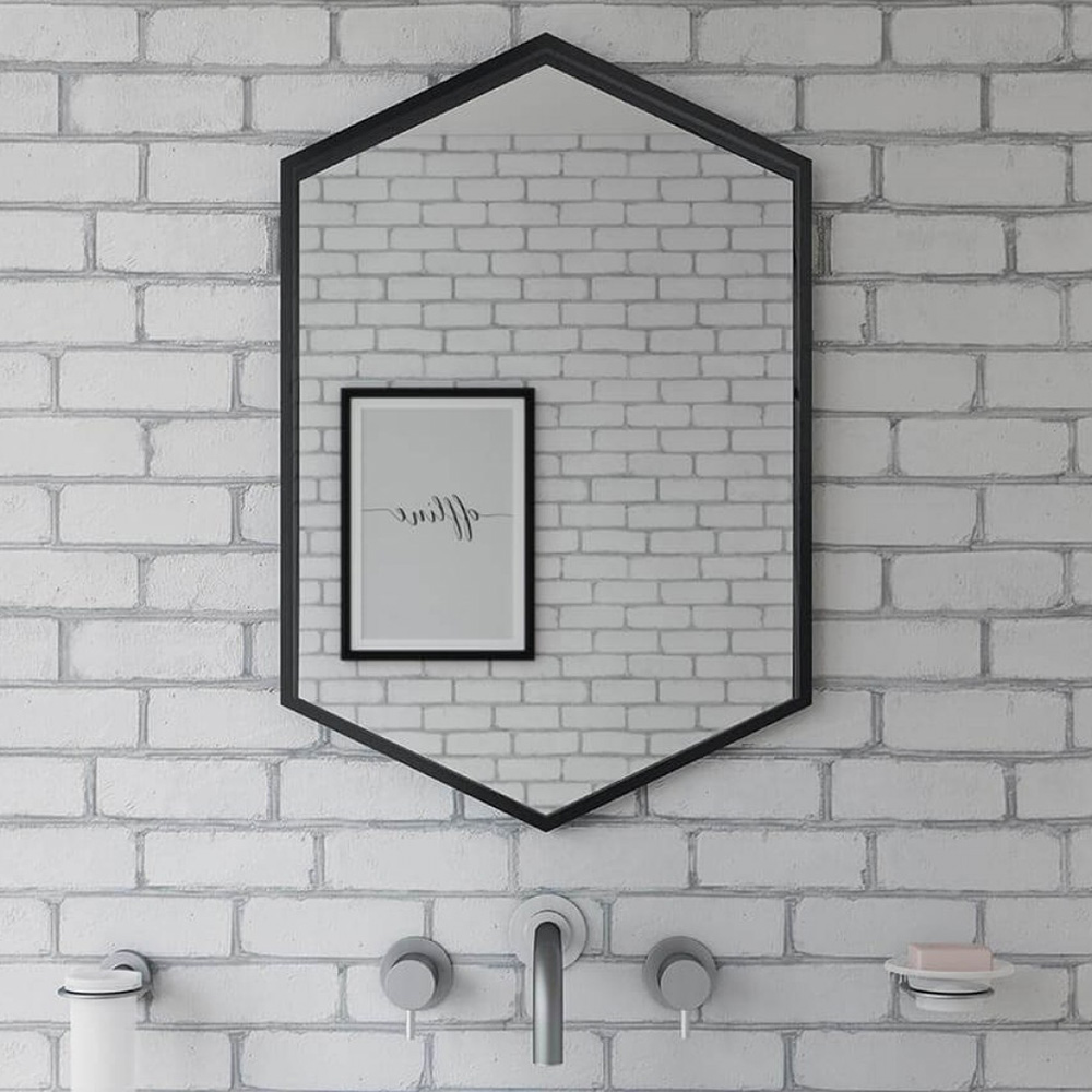Origins Living Docklands Hexagonal Mirror