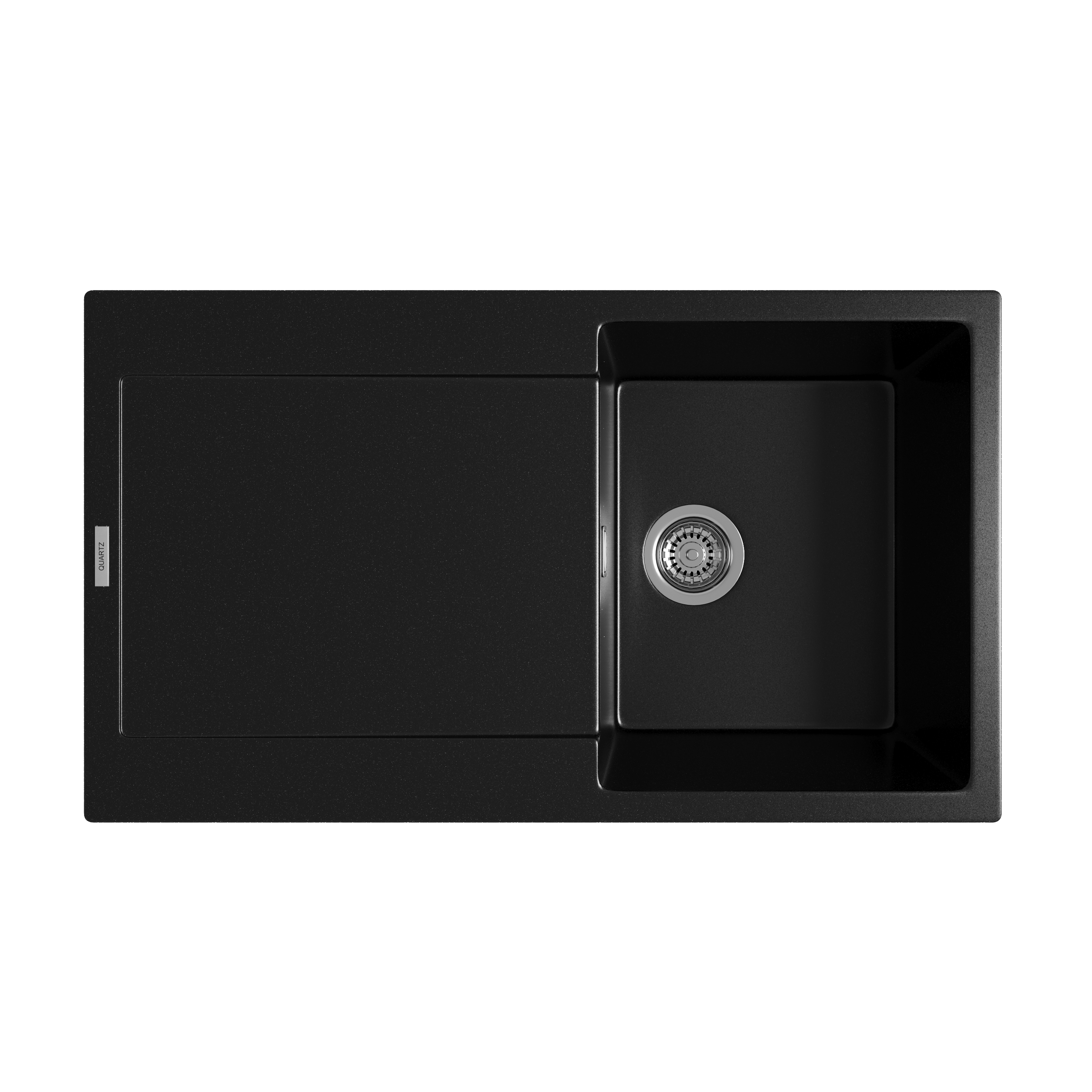 Vellamo Rocca Compact 1 Bowl Granite Composite Inset Kitchen Sink & Waste - 860 x 500mm
