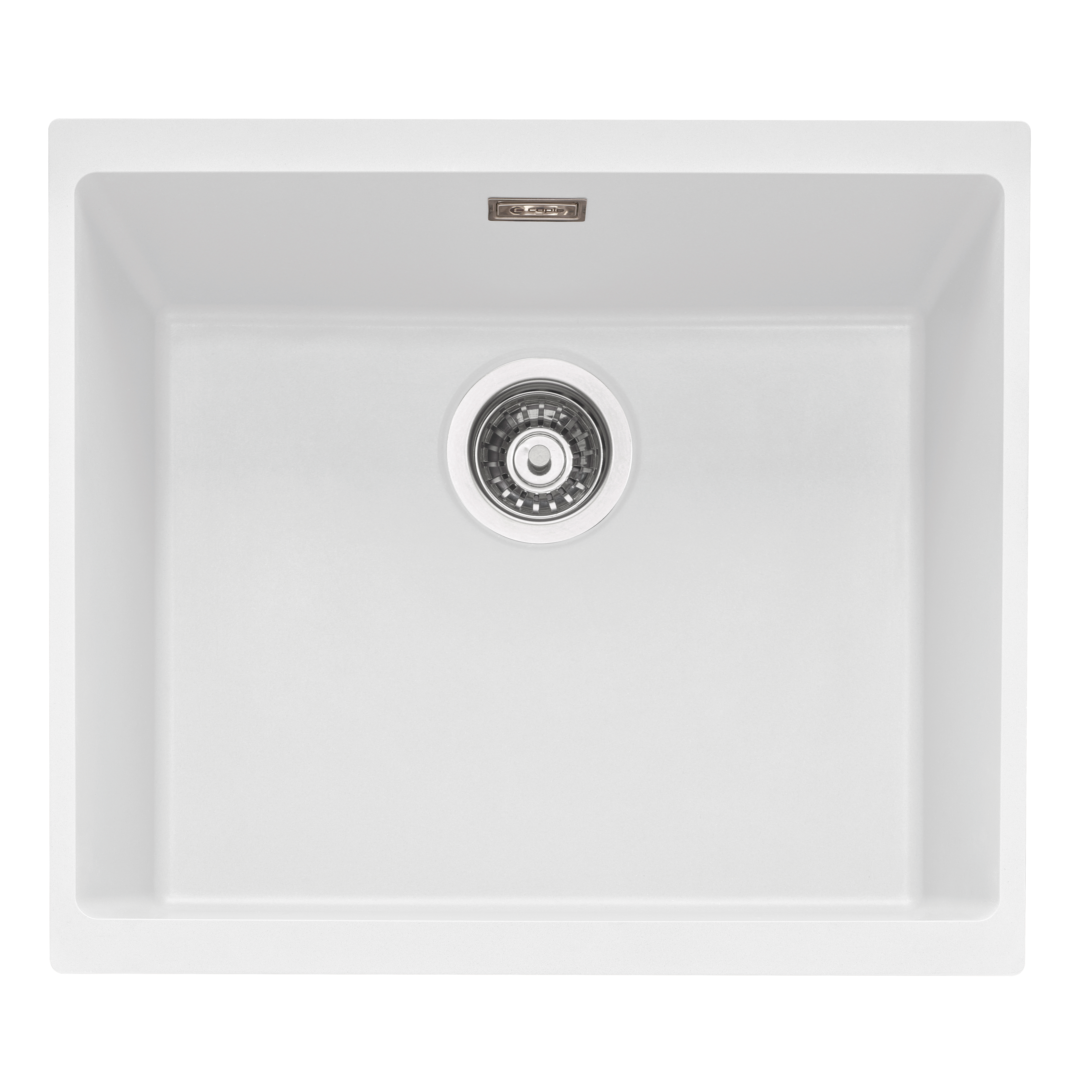 Caple Leesti 1 Bowl Inset or Undermount Granite Composite Kitchen Sink & Waste Kit - 530 x 460mm