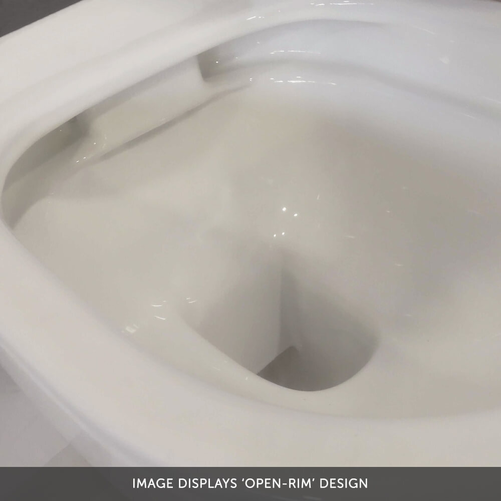 Harbour Serenity Rimless Wall Hung Toilet with Soft Close Seat