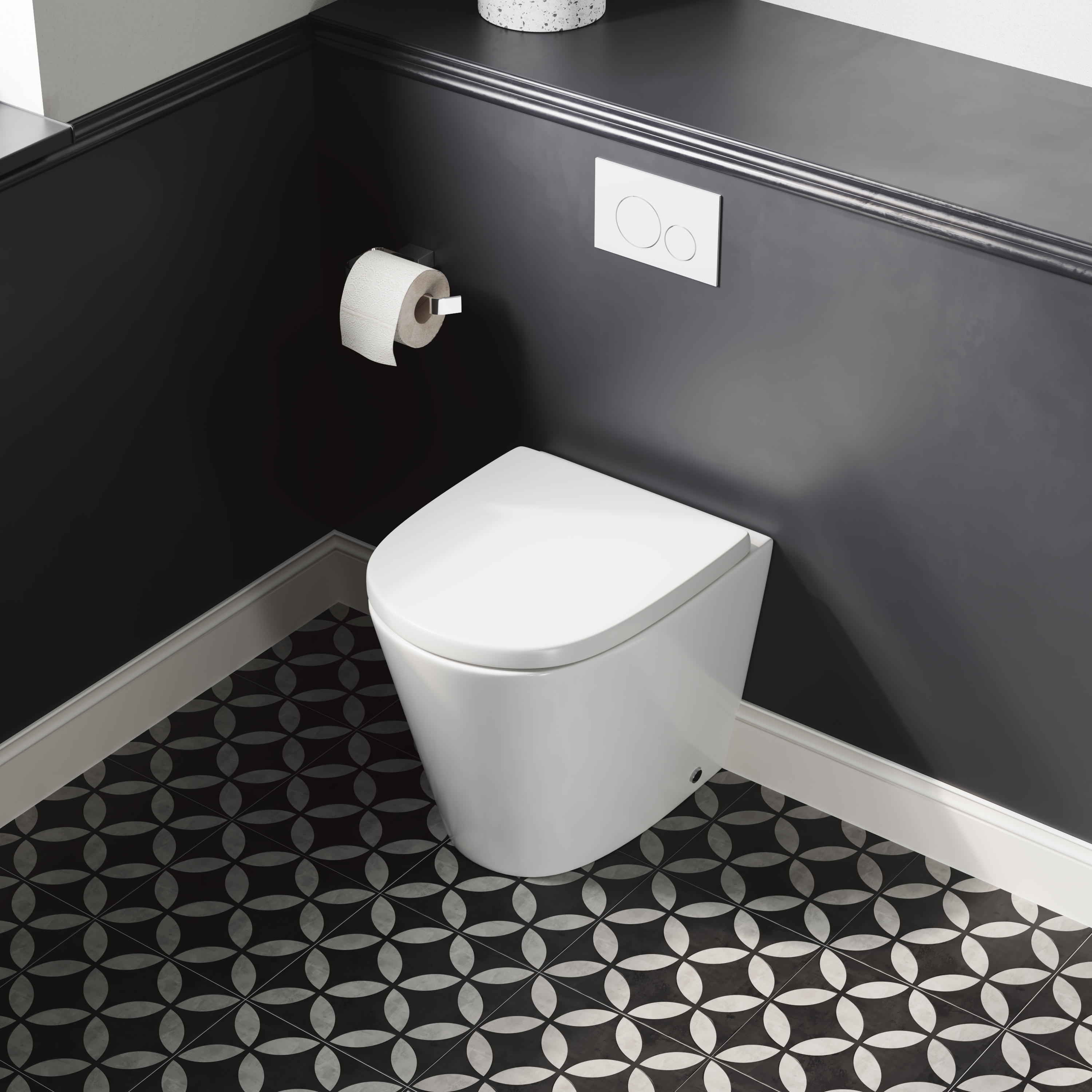 Harbour Clarity Back to Wall Rimless Toilet & Soft Close Seat