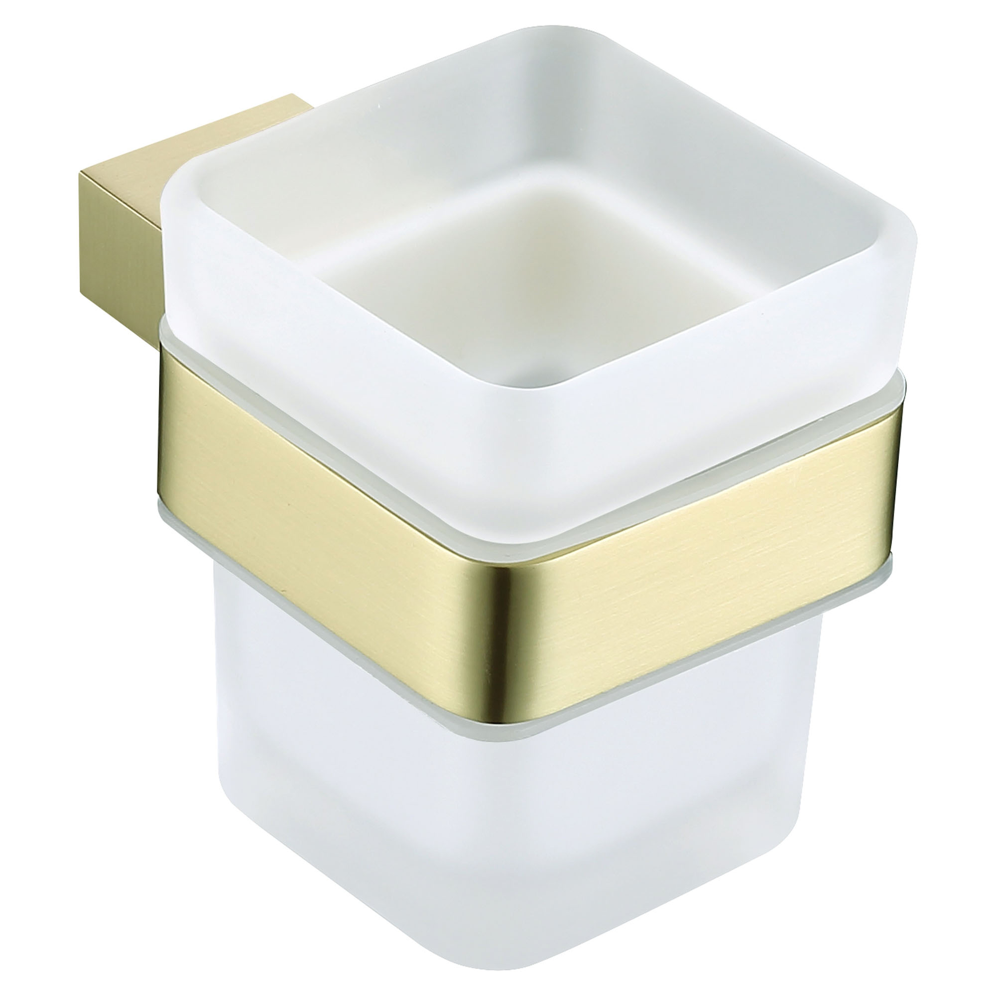 Harbour Status Single Tumbler - Brushed Brass