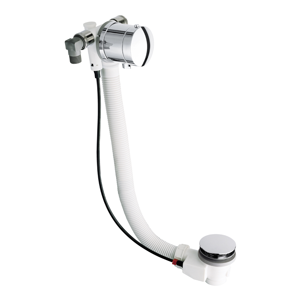 Crosswater Extended Bath Pop-Up Waste with Bath Filler 90cm