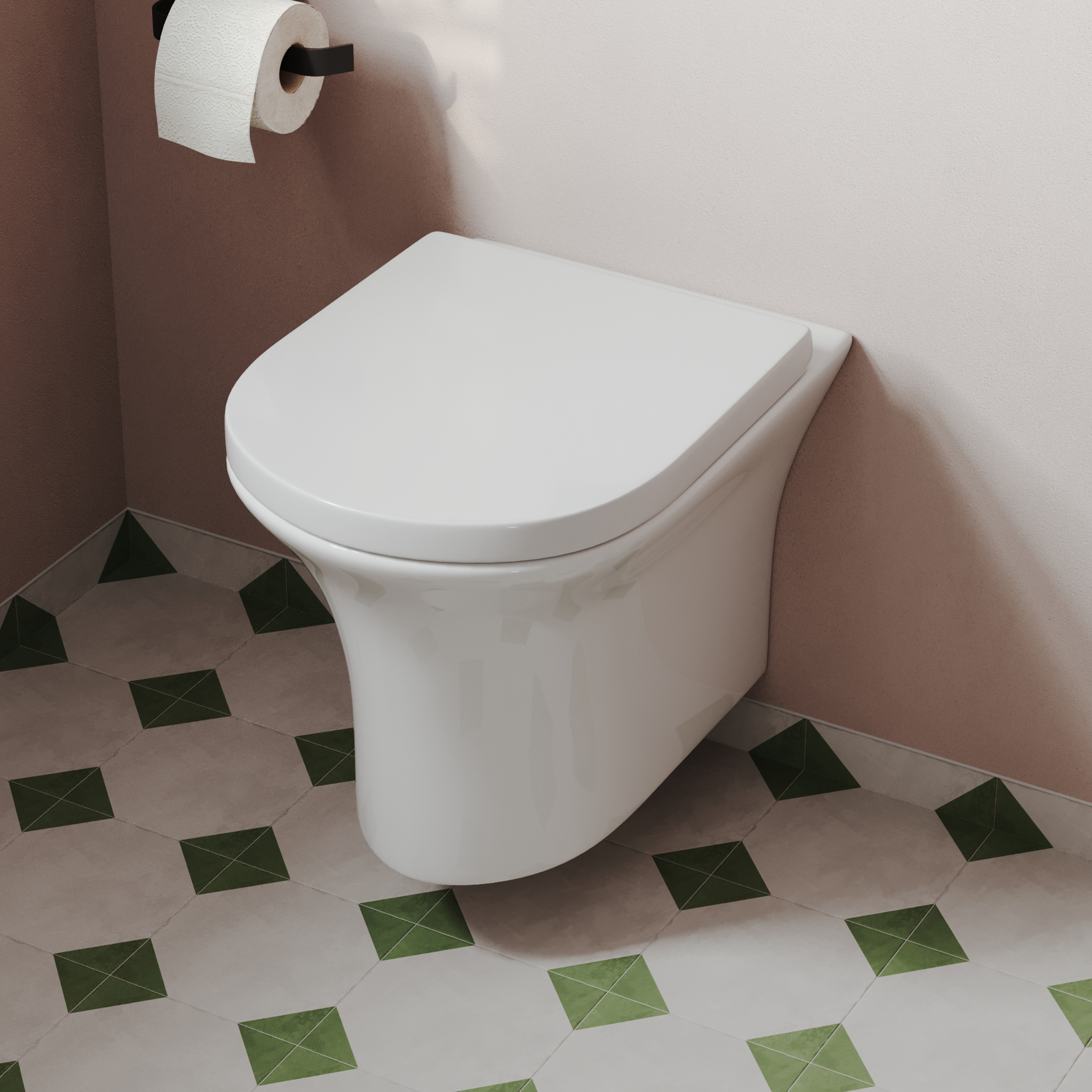 Lydia Rimless Wall Hung Toilet & Soft Close Seat