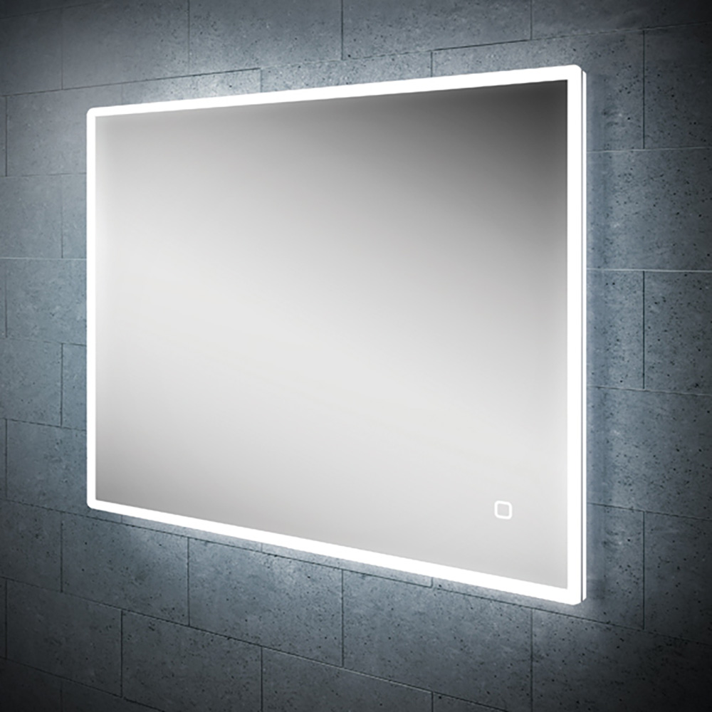 hib. Vega LED Illuminated Rectangular Mirror with Demister Pad & Colour Change LEDs