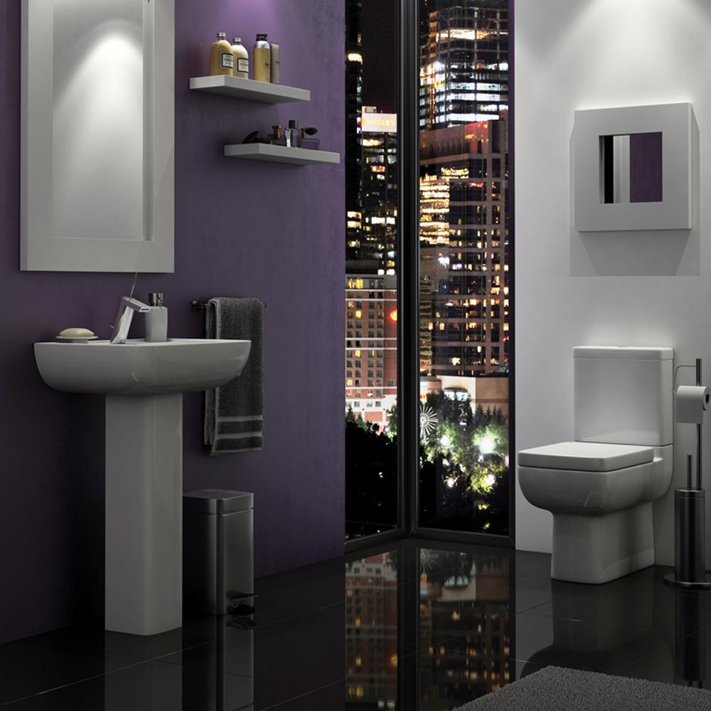Harbour Iconic Modern Fully Back to Wall Toilet & Soft Close Seat