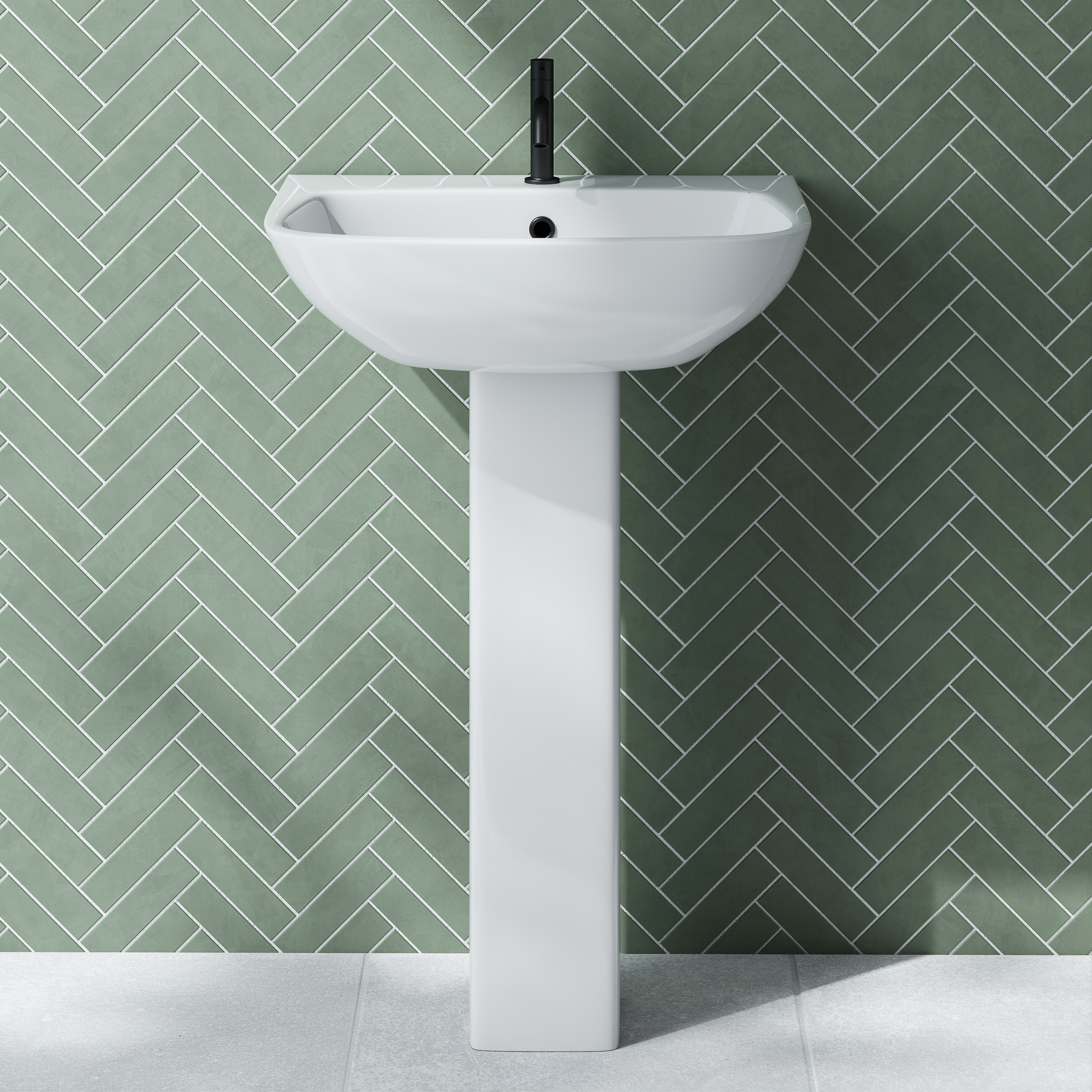 Emily Modern Bathroom Suite with Rimless Toilet 