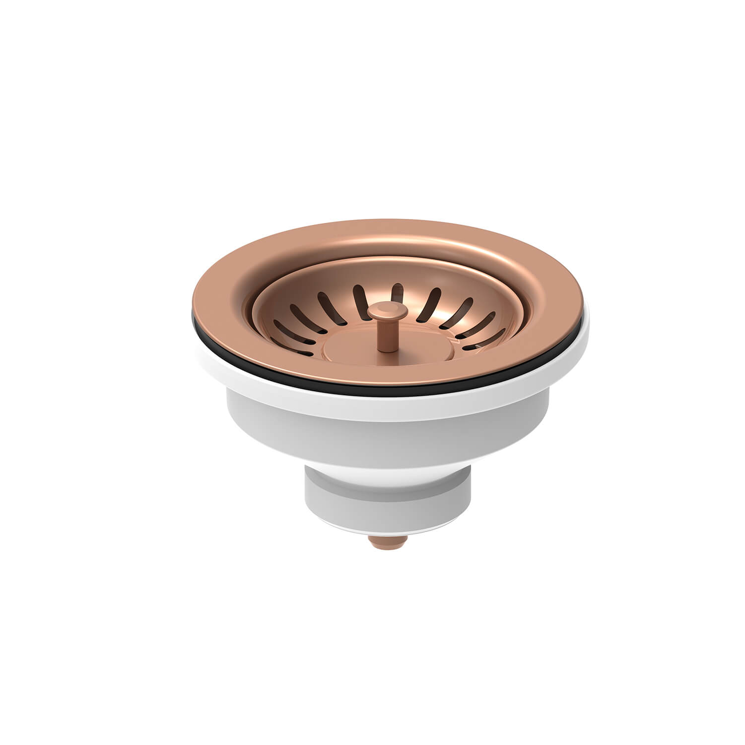 Harbour 90mm PVD Copper Basket Strainer Kitchen Sink Waste