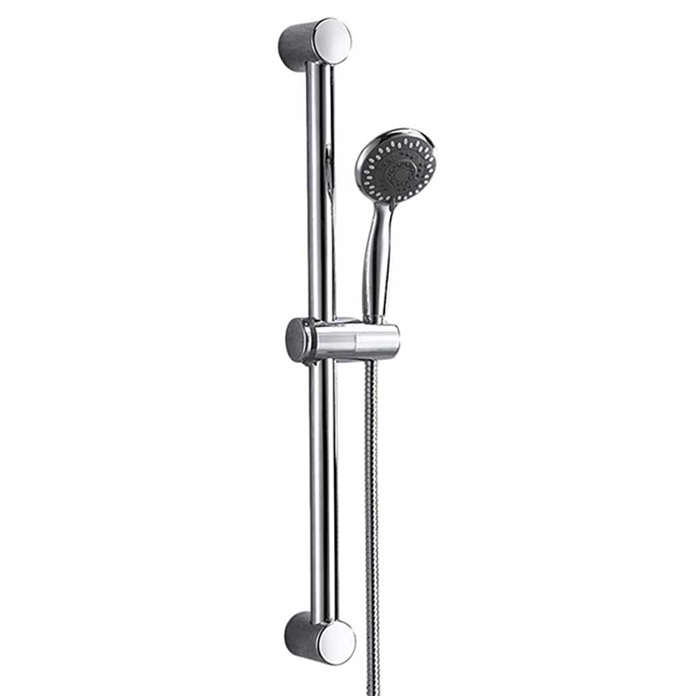 Vellamo Round Shower Riser Rail Kit - Chrome