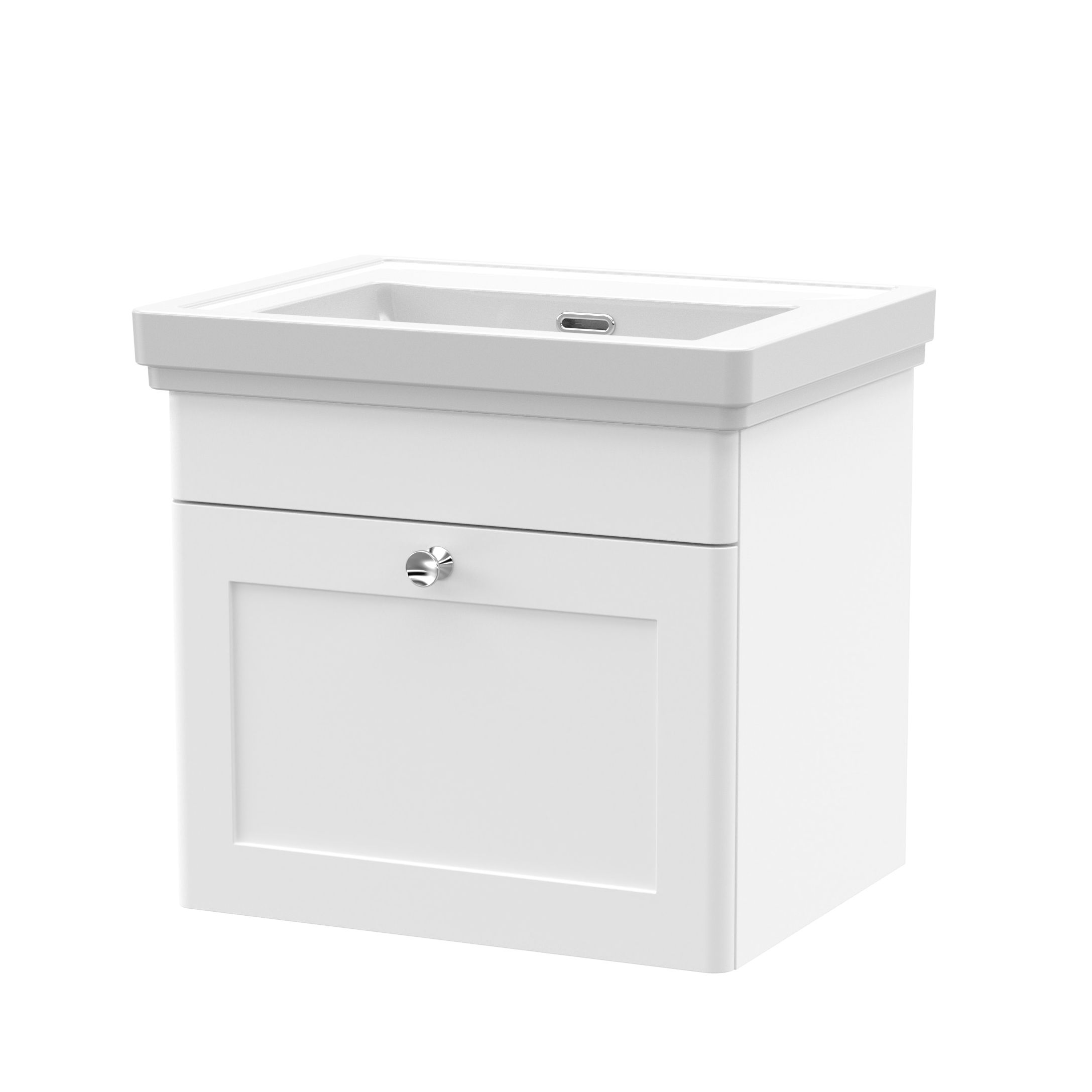 Butler & Rose Ophelia 500mm Wall Mounted 1 Drawer Vanity Unit & Basin