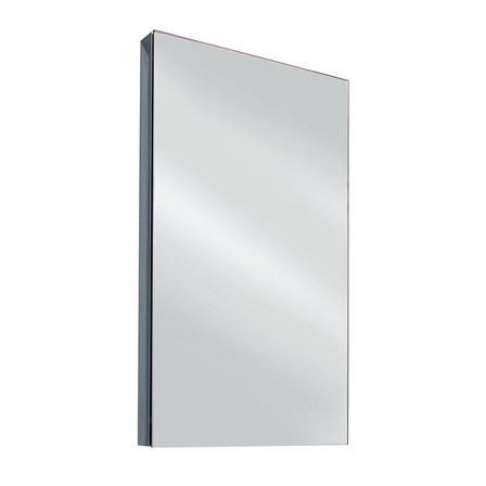 Drench Stainless Steel Mirrored Corner Cabinet