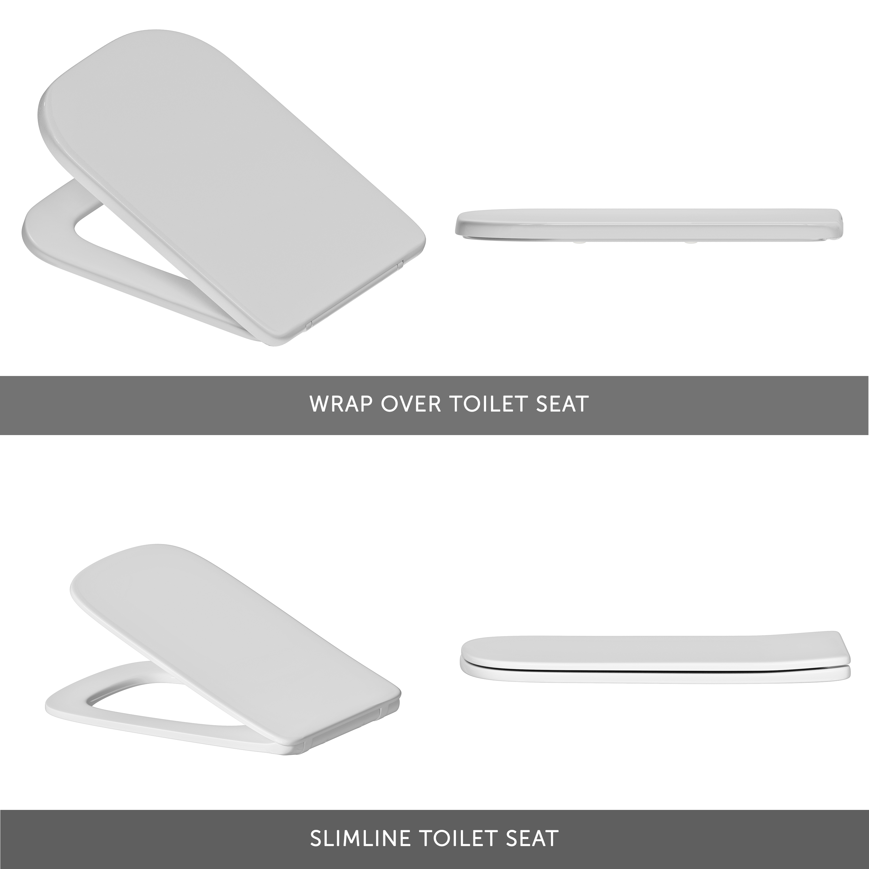 Harbour Icon Rimless Back to Wall Comfort Height Toilet & Soft Close Seat