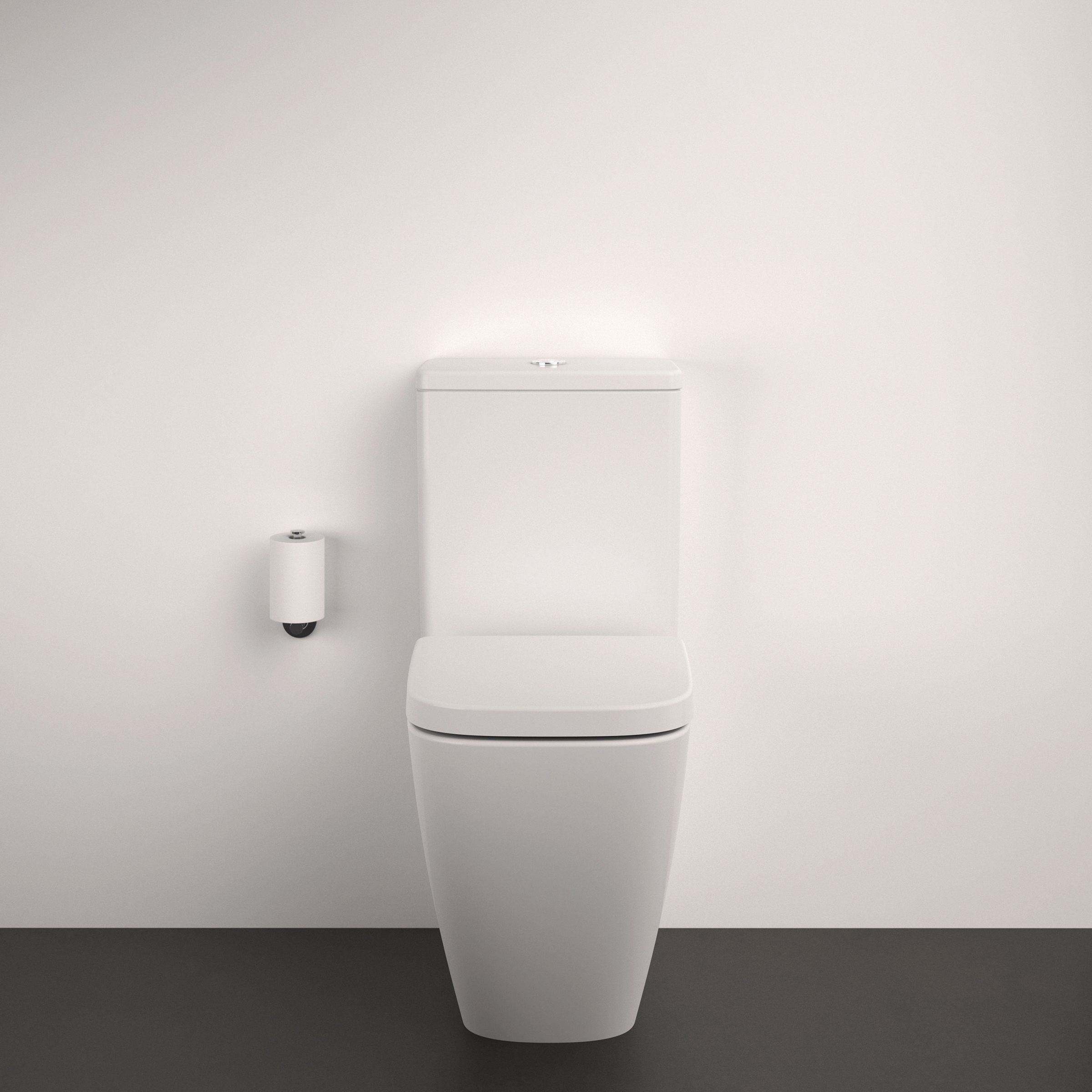 Ideal Standard i.life S Compact Close Coupled Fully Back to Wall Rimless Toilet with Soft Close Seat